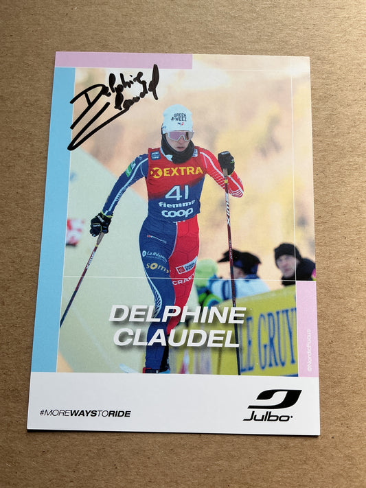 Delphine Claudel, France 🇫🇷 Cross Country Winter Sports 2024/25 hand signed