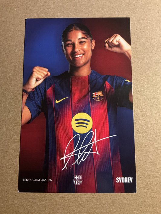 Sydney Schertenleib, Switzerland 🇨🇭 FC Barcelona Femení 2025/26 unsigned
