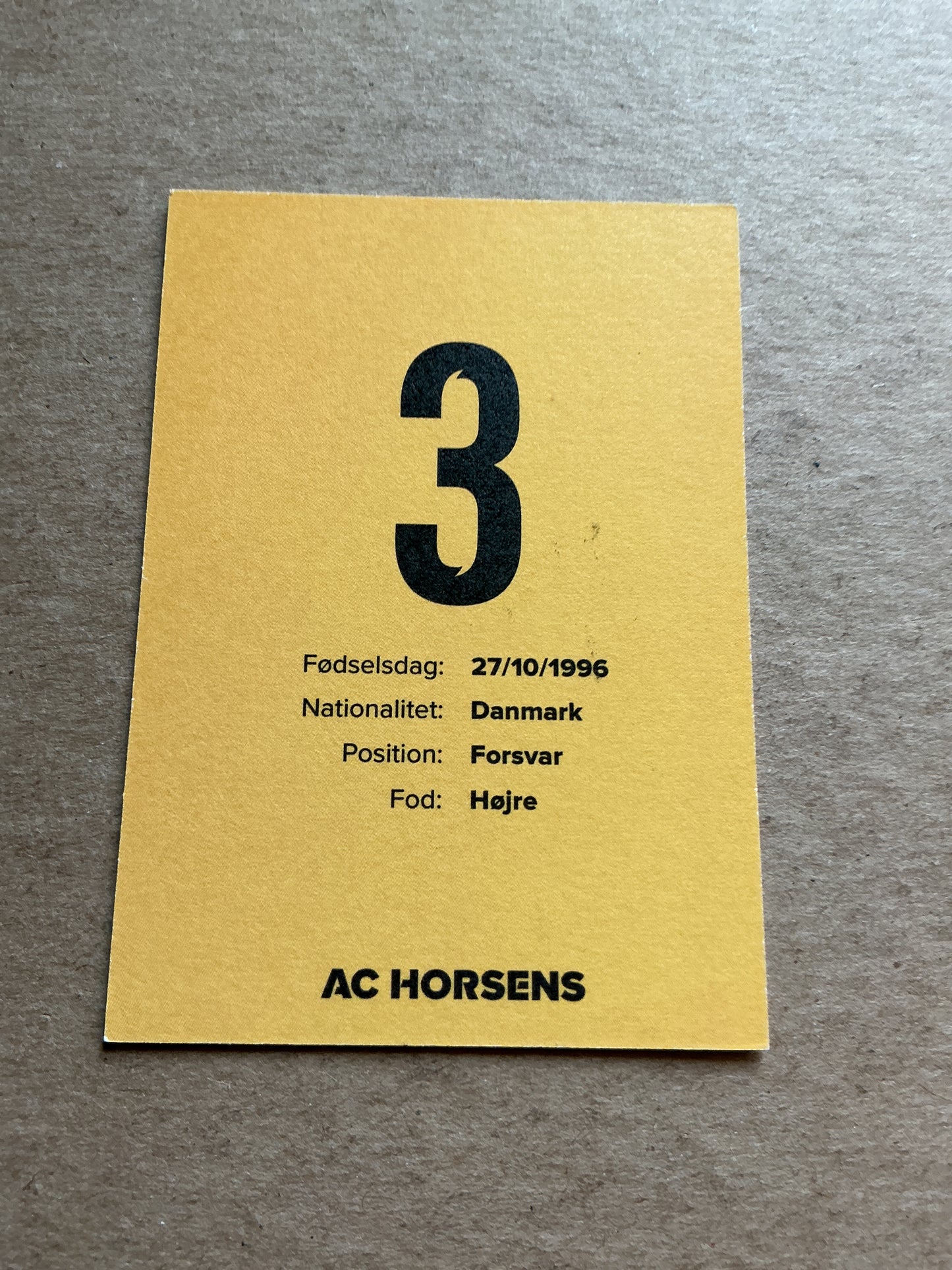 Magnus Jensen, Denmark 🇩🇰 AC Horsens 2022/23 hand signed