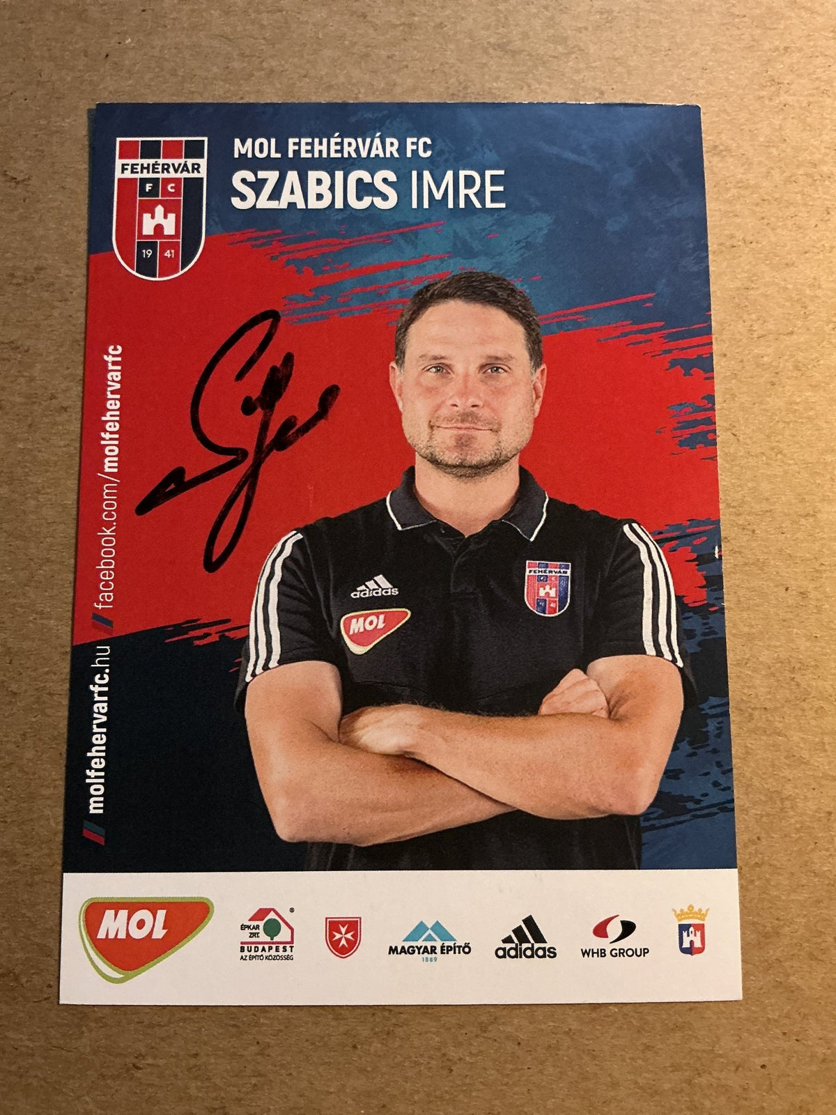 Imre Szabics, Hungary 🇭🇺 Fehérvár FC 2021/22 hand signed - Autographs-World