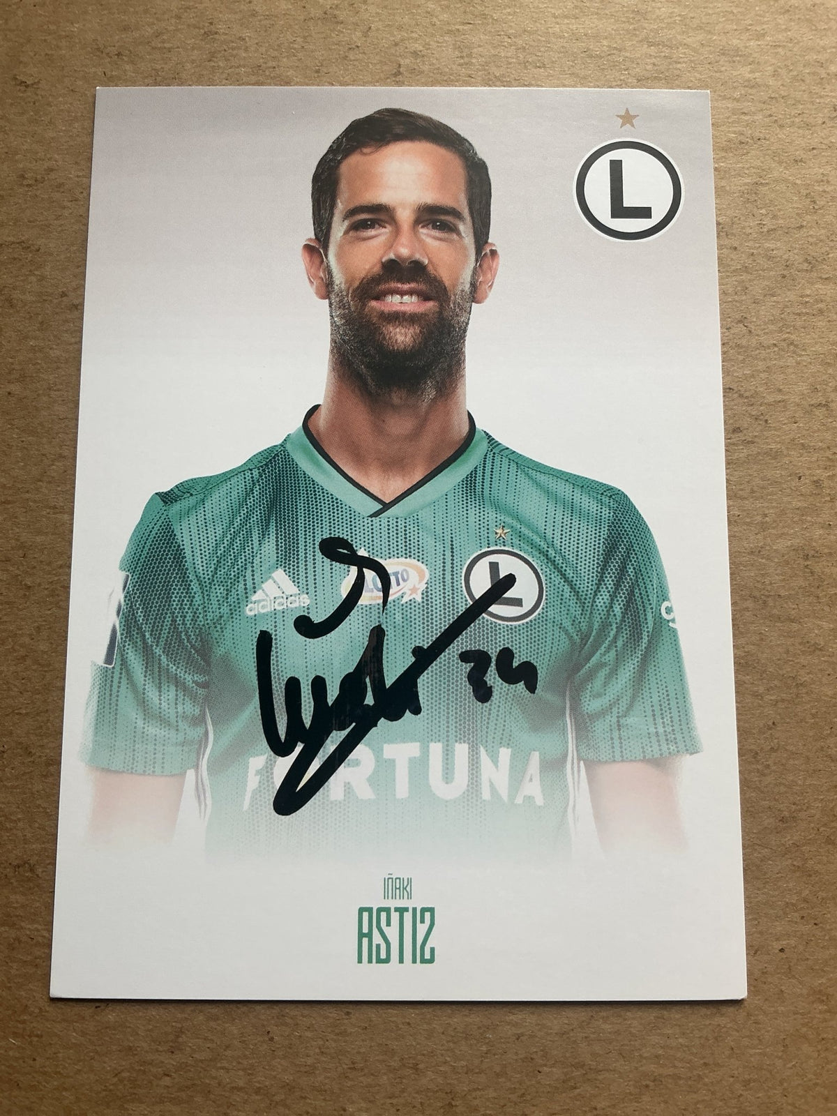 Iñaki Astiz, Spain 🇪🇸 Legia Warsaw 2020/21 hand signed - Autographs-World