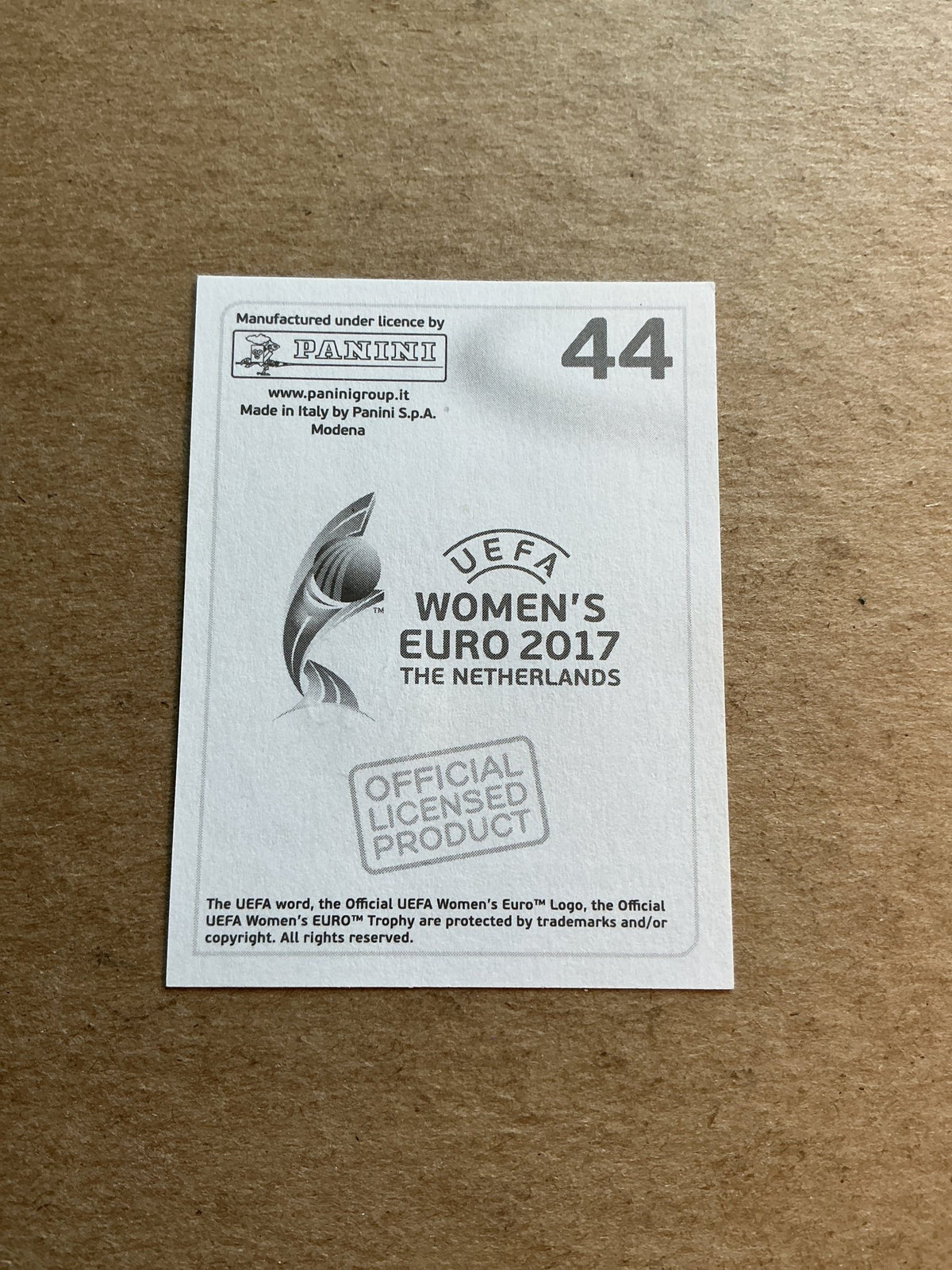 Ingrid Moe Wold, Norway 🇳🇴 FIFA Women’s Euro Cup 2017 Panini hand signed - Autographs-World