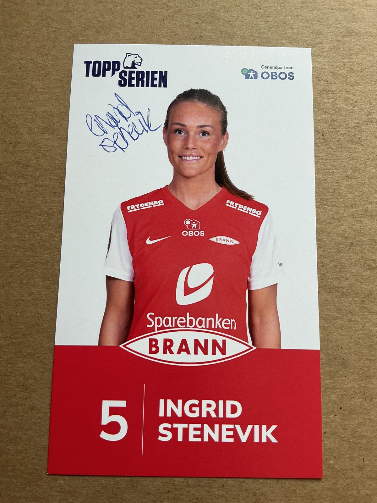Ingrid Stenevik, Norway 🇳🇴 SK Brann Kvinner 2023/24 hand signed - Autographs-World