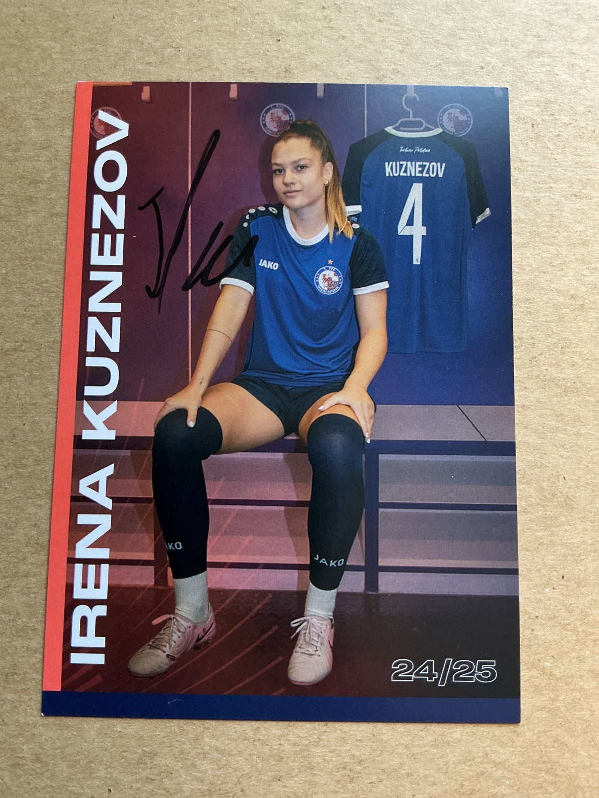 Irena Kuznezov, Israel 🇮🇱 1.FFC Turbine Potsdam 2024/25 hand signed - Autographs-World