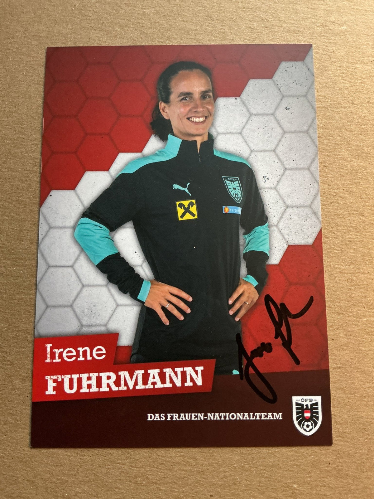 Irene Fuhrmann, Austria 🇦🇹 UEFA Women’s Euro 2022 hand signed - Autographs-World