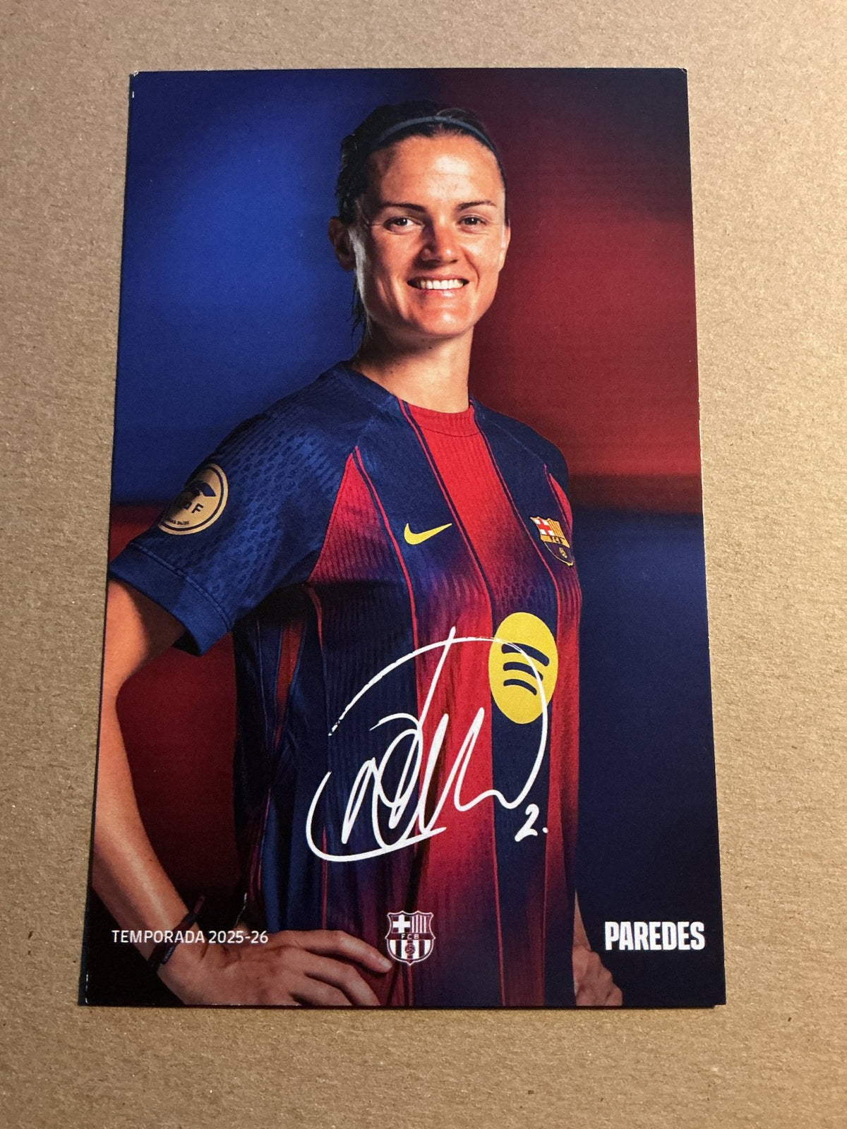 Irene Paredes, Spain 🇪🇸 FC Barcelona Femení 2025/26 unsigned - Autographs-World