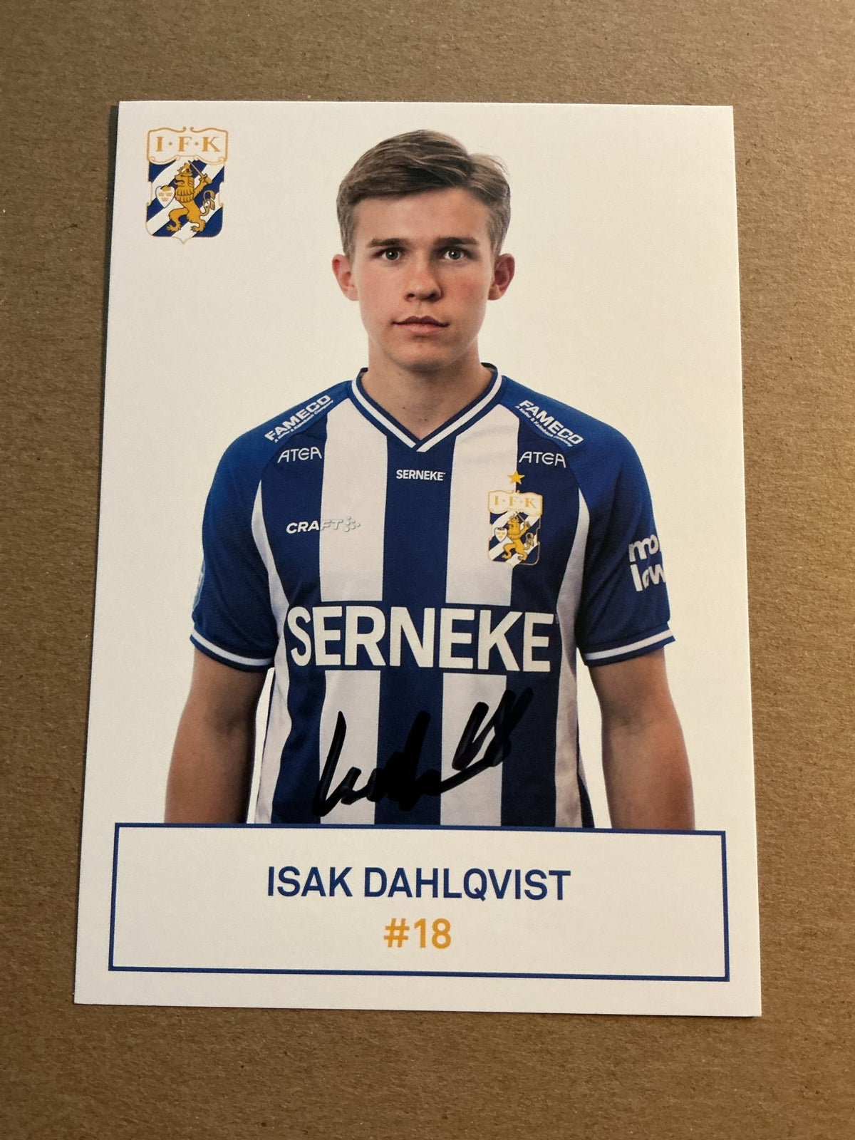 Isak Dahlqvist, Sweden 🇸🇪 IFK Göteborg 2021/22 hand signed - Autographs-World