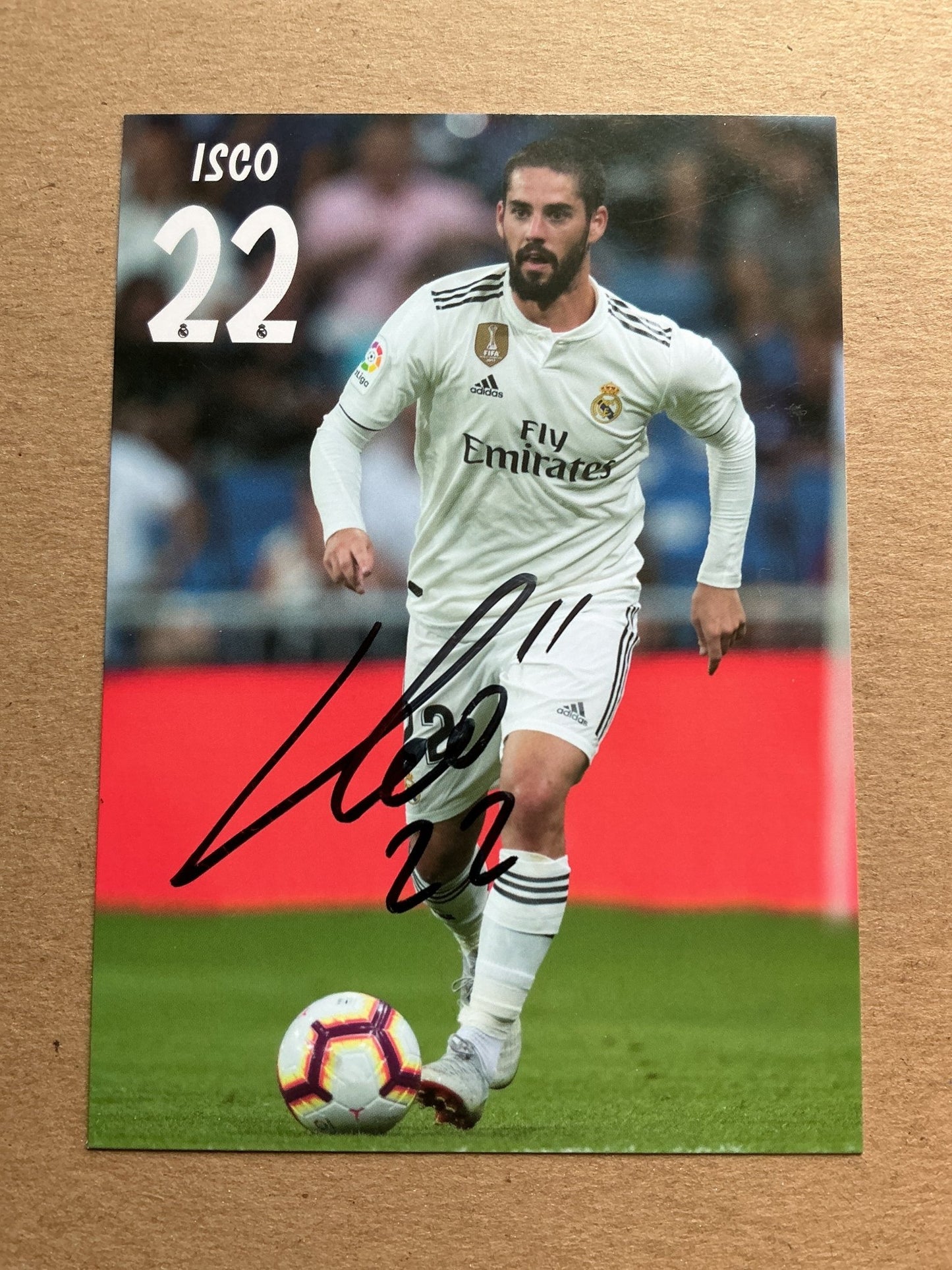 Isco, Spain 🇪🇸 Real Madrid 2019/20 hand signed - Autographs-World