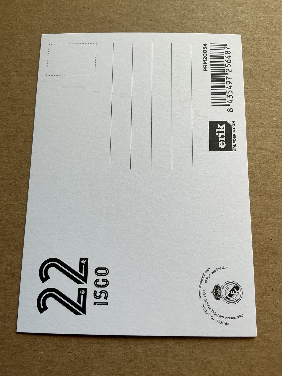 Isco, Spain 🇪🇸 Real Madrid 2020/21 hand signed - Autographs-World