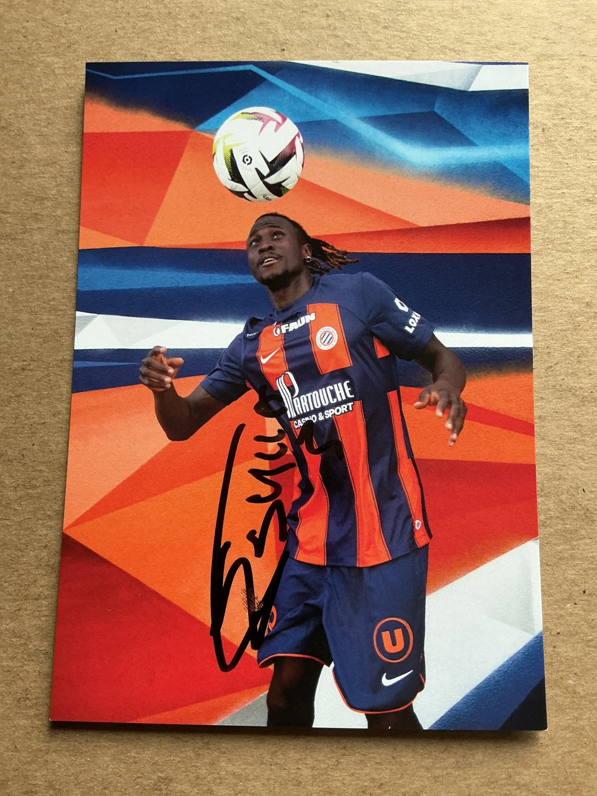 Issiaga Sylla, Guinea 🇬🇳 Montpellier HSC 2023/24 hand signed - Autographs-World