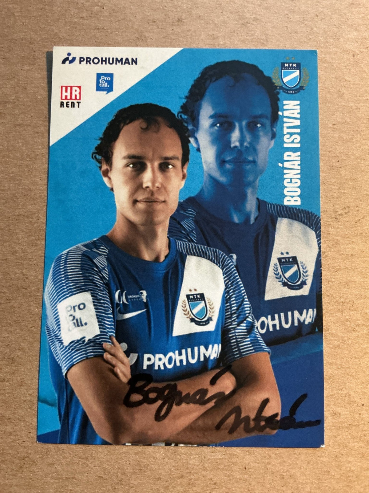 István Bognár, Hungary 🇭🇺 MTK Budapest 2022/23 hand signed - Autographs-World