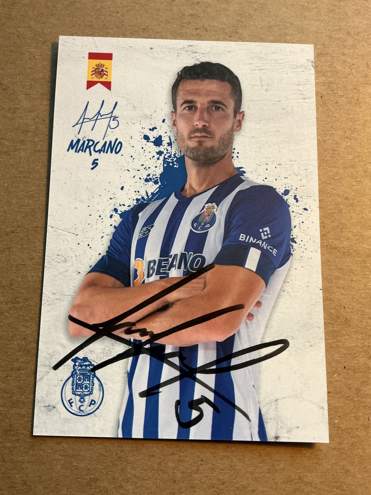 Iván Marcano, Spain 🇪🇸 FC Porto 2022/23 hand signed - Autographs-World