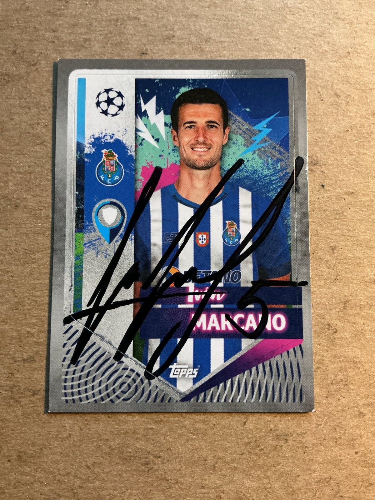 Iván Marcano, Spain 🇪🇸 FC Porto 2022/23 Topps hand signed - Autographs-World
