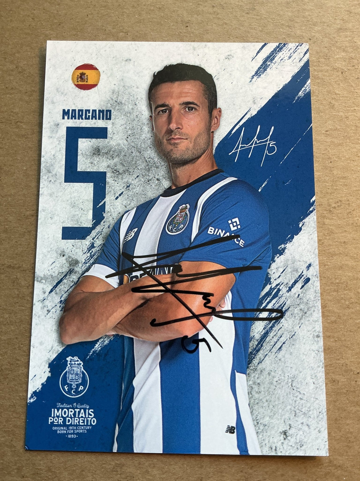 Iván Marcano, Spain 🇪🇸 FC Porto 2023/24 hand signed - Autographs-World