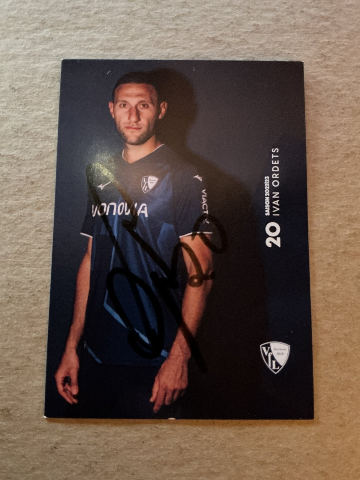 Ivan Ordets, Ukraine 🇺🇦 VfL Bochum 2022/23 hand signed - Autographs-World