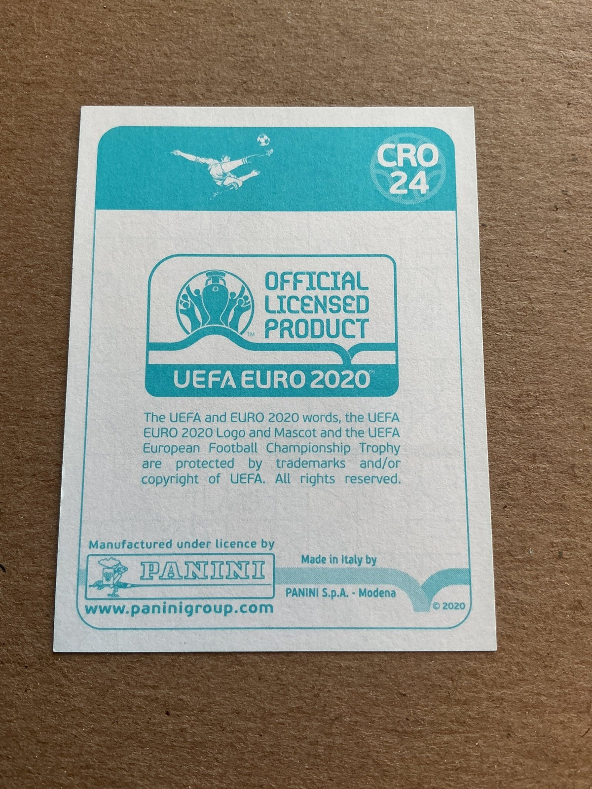 Ivan Perišić, Croatia 🇭🇷 UEFA Euro 2020 Panini hand signed - Autographs-World