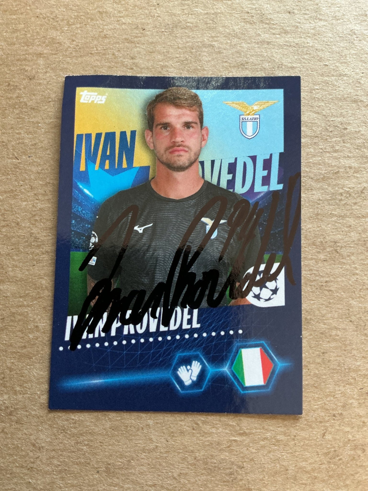 Ivan Provedel, Italy 🇮🇹 SS Lazio Rom 2023/24 Topps hand signed - Autographs-World