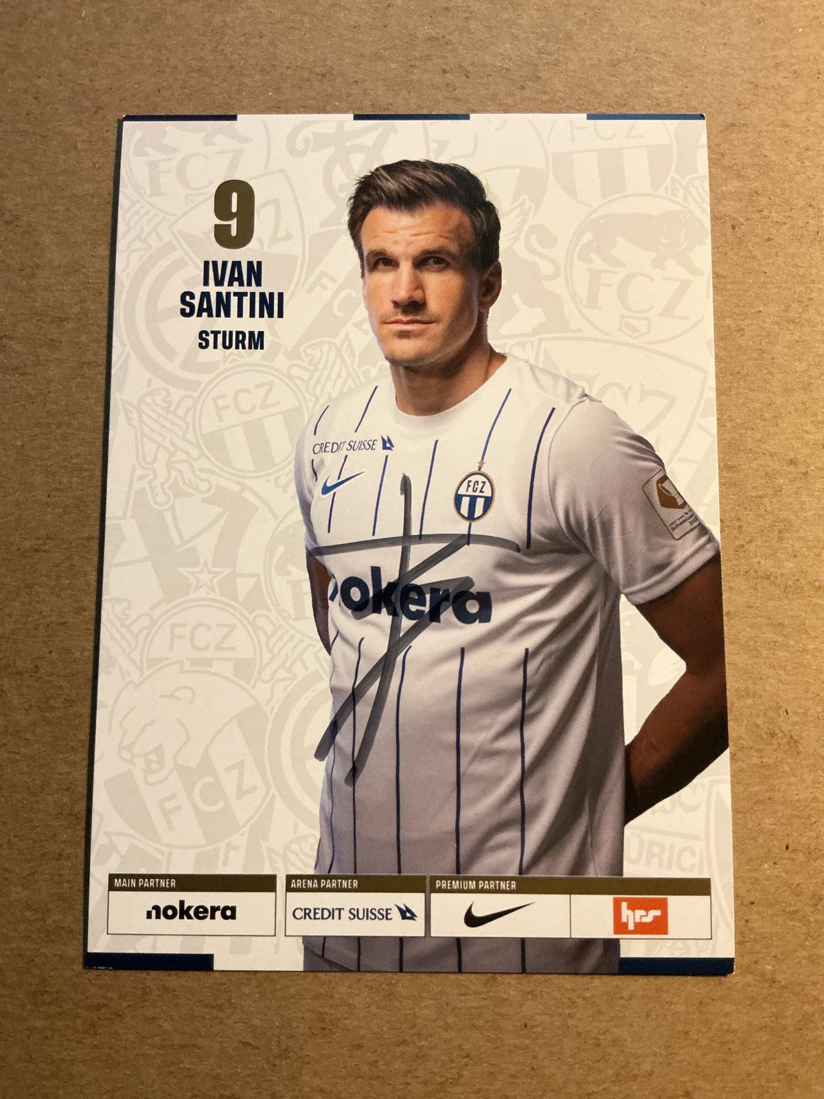 Ivan Santini, Croatia 🇭🇷 FC Zürich 2022/23 hand signed - Autographs-World