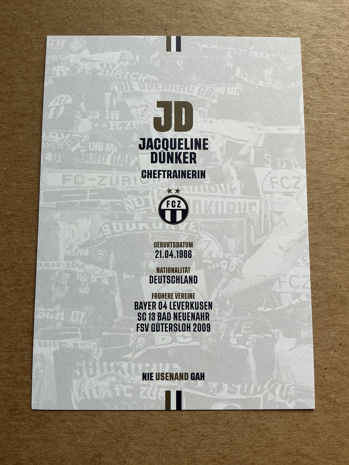 Jacqueline Dünker, Switzerland 🇨🇭 FC Zürich 2023/24 hand signed - Autographs-World