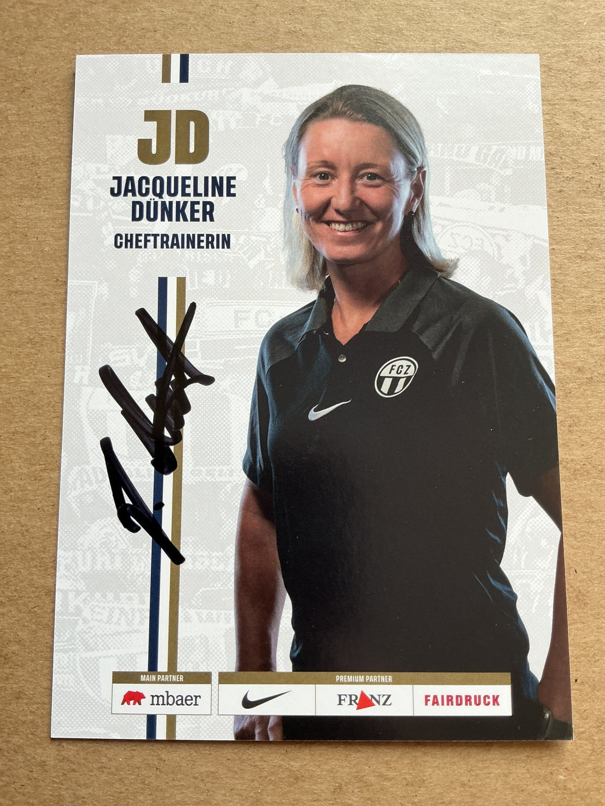 Jacqueline Dünker, Switzerland 🇨🇭 FC Zürich 2023/24 hand signed - Autographs-World