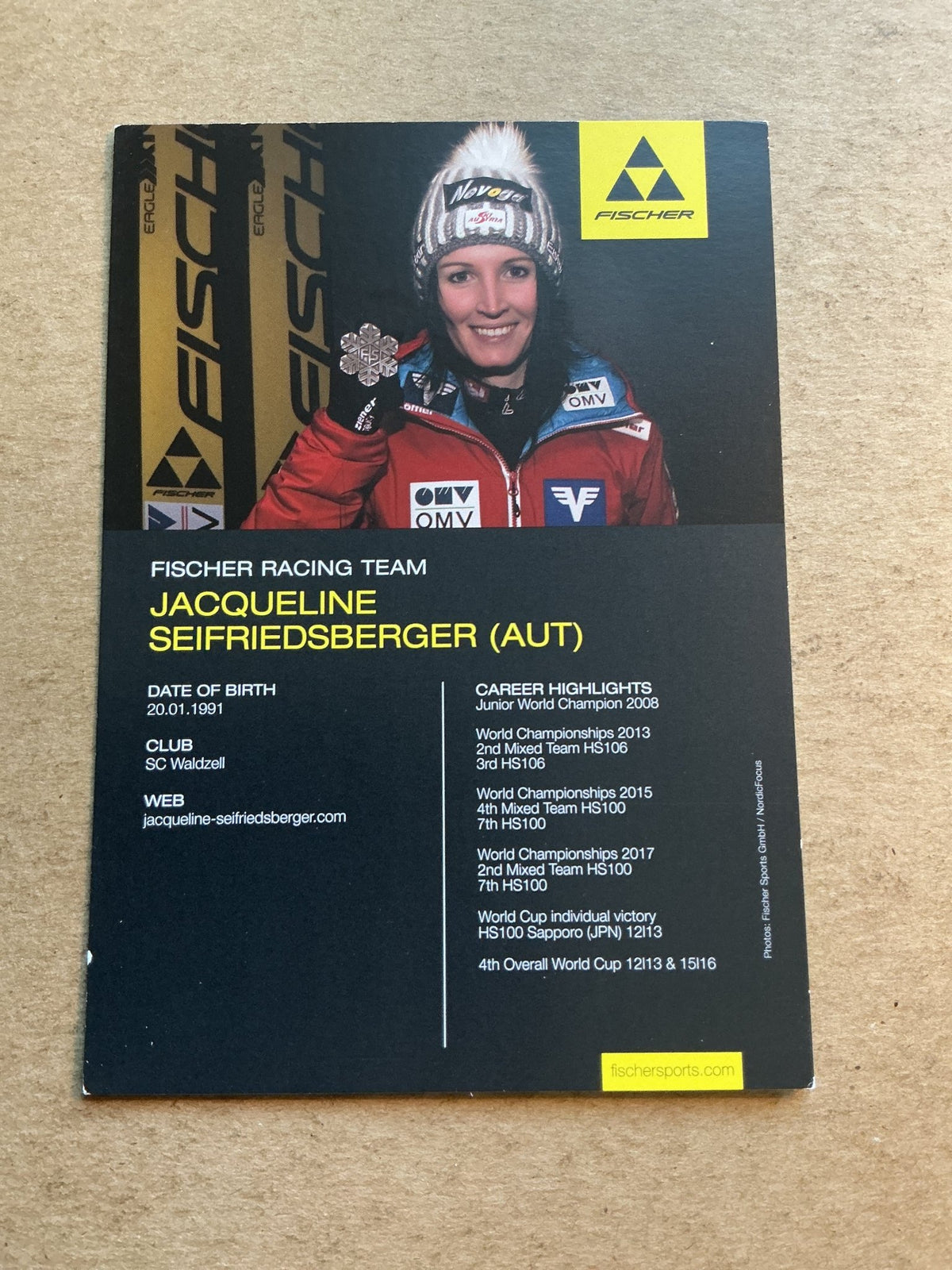 Jacqueline Seifriedsberger, Austria 🇦🇹 Alpine Winter 2022/23 hand signed - Autographs-World