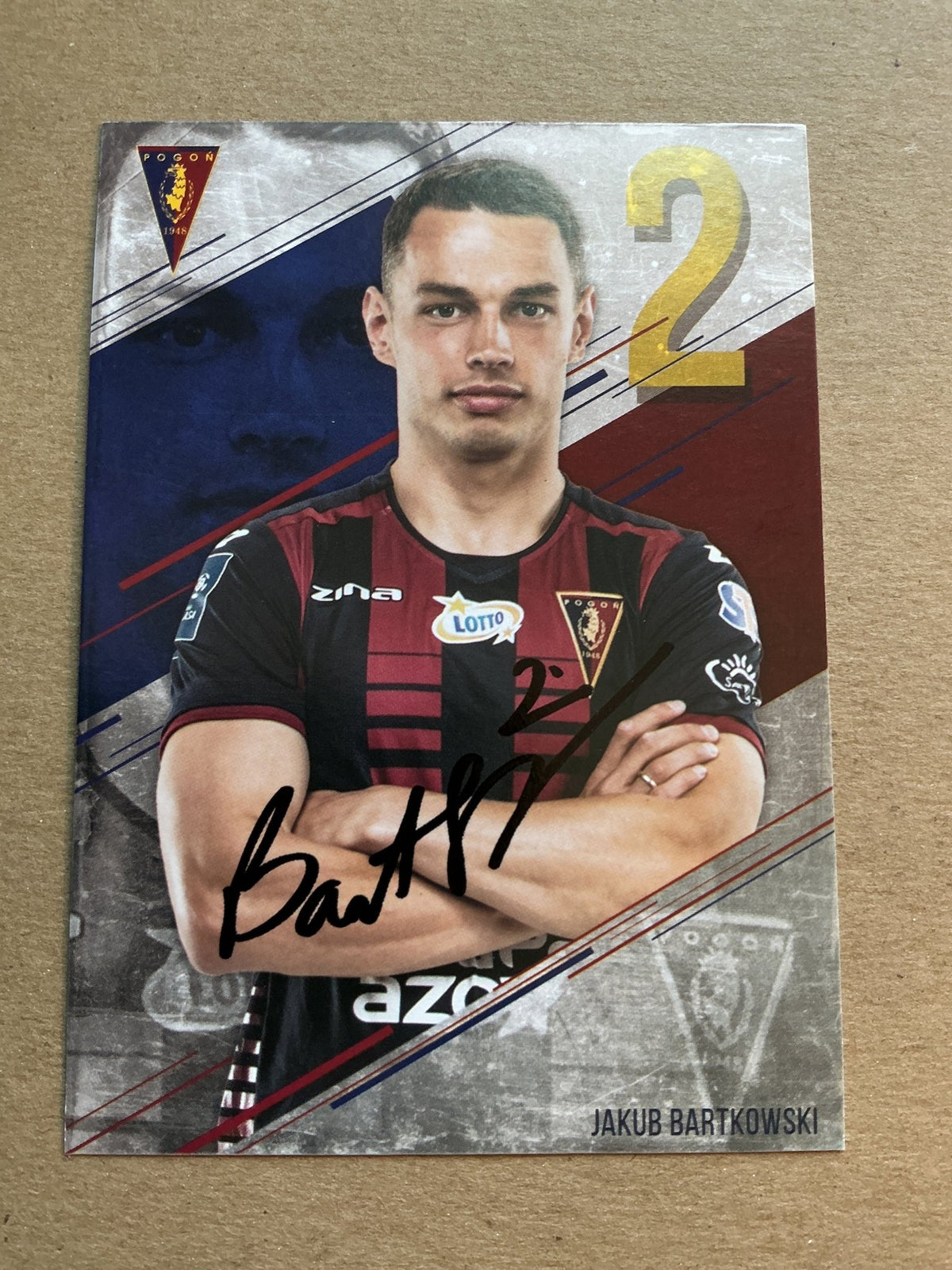 Jakub Bartkowski, Poland 🇵🇱 Pogon Szczecin 2019/20 hand signed - Autographs-World