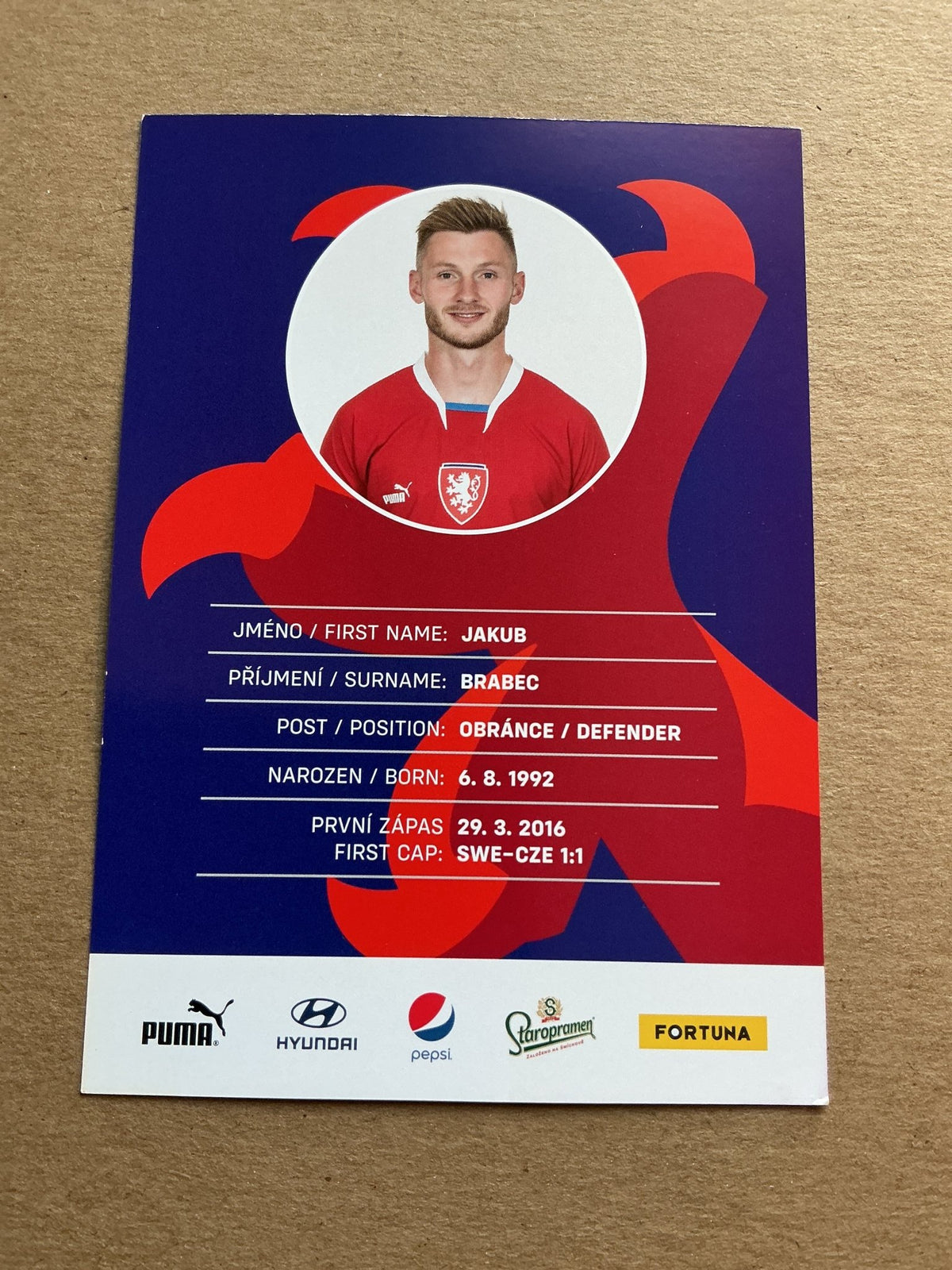 Jakub Brabec, Czech Republic 🇨🇿 2023 Aris Thessaloniki hand signed - Autographs-World