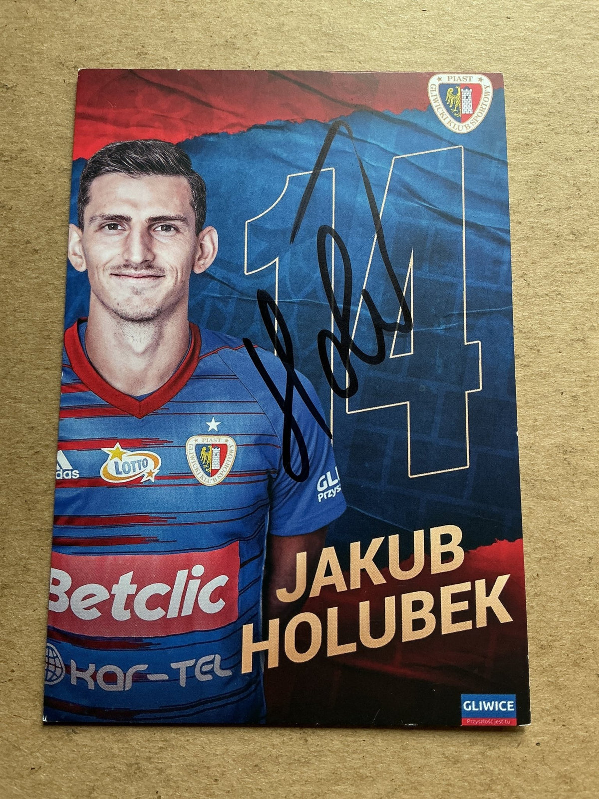 Jakub Holúbek, Slovakia 🇸🇰 Piast Gliwice 2020/21 hand signed - Autographs-World
