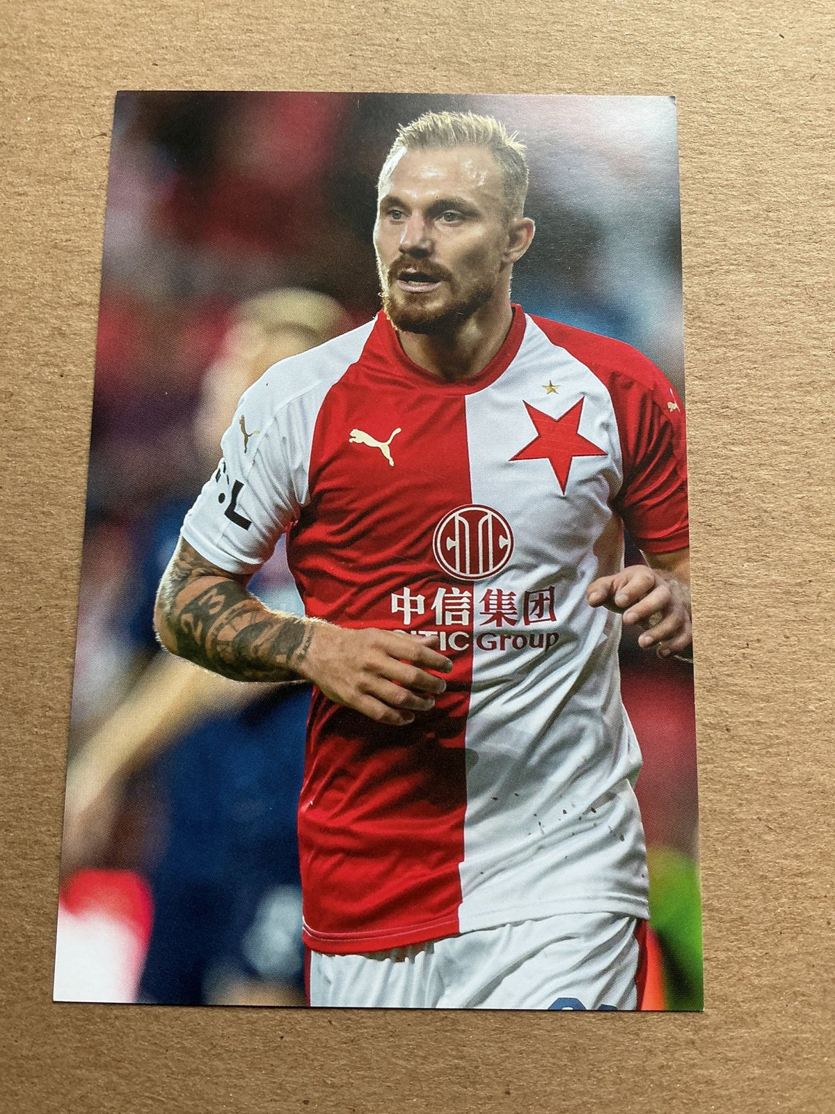 Jakub Hora, Czech Republic 🇨🇿 SK Slavia Prague 2019/20 hand signed - Autographs-World