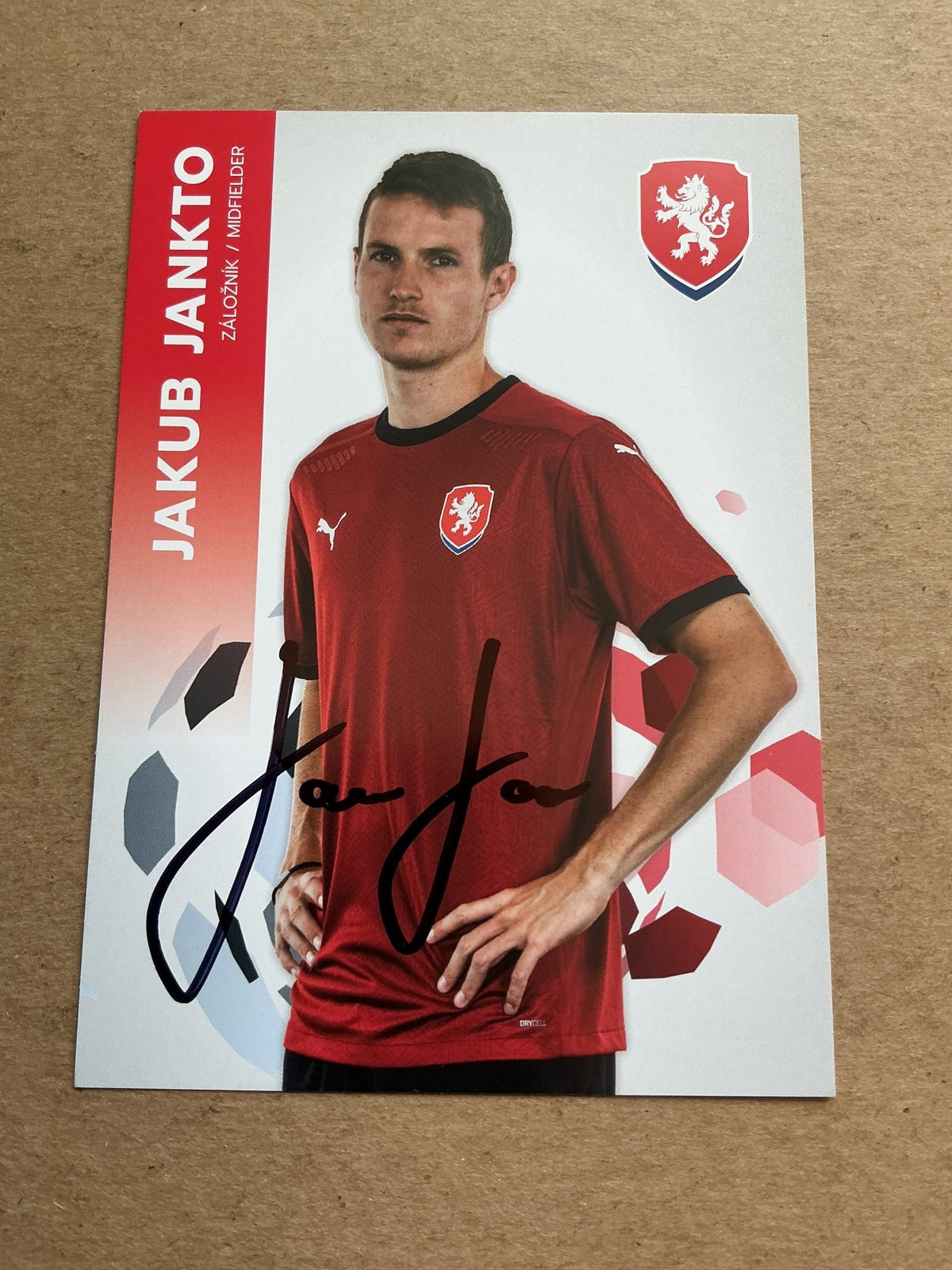 Jakub Jankto, Czech Republic 🇨🇿 UEFA Euro Cup 2020 hand signed - Autographs-World