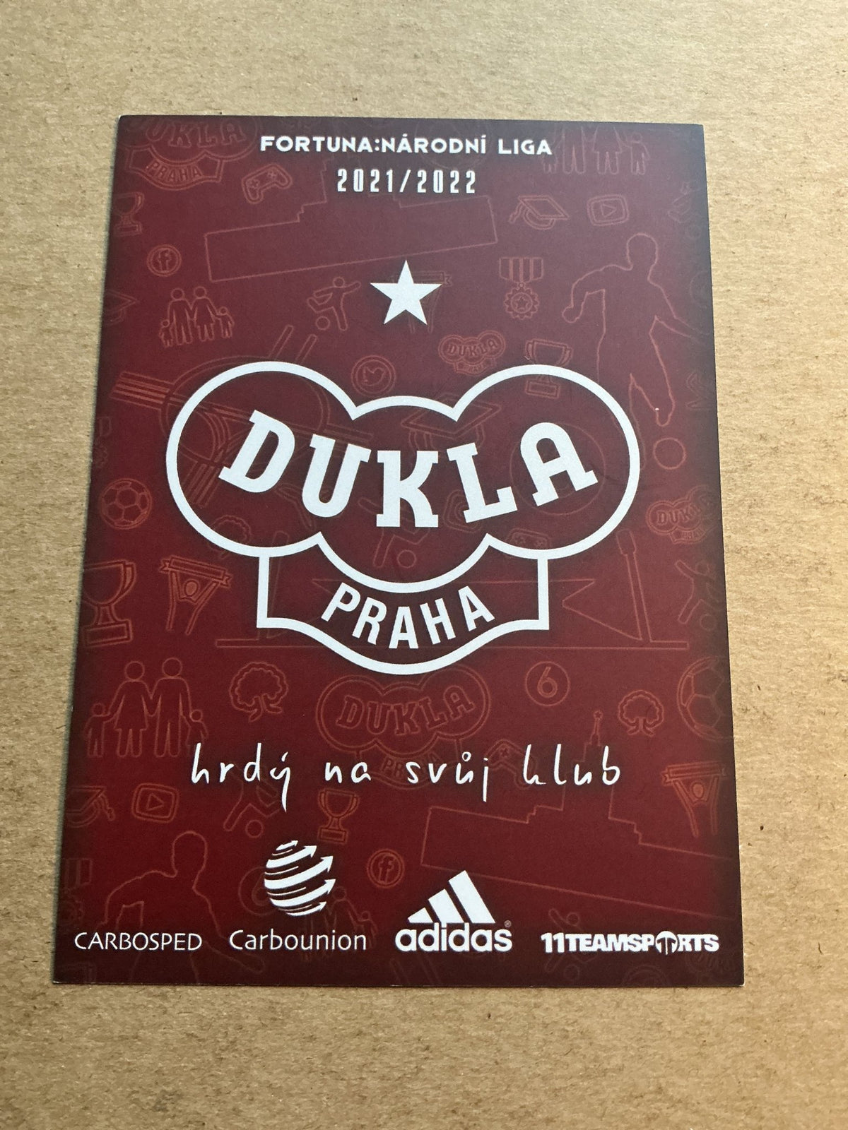 Jakub Jeřábek, Czech Republic 🇨🇿 FK Dukla Prague 2021/22 hand signed - Autographs-World