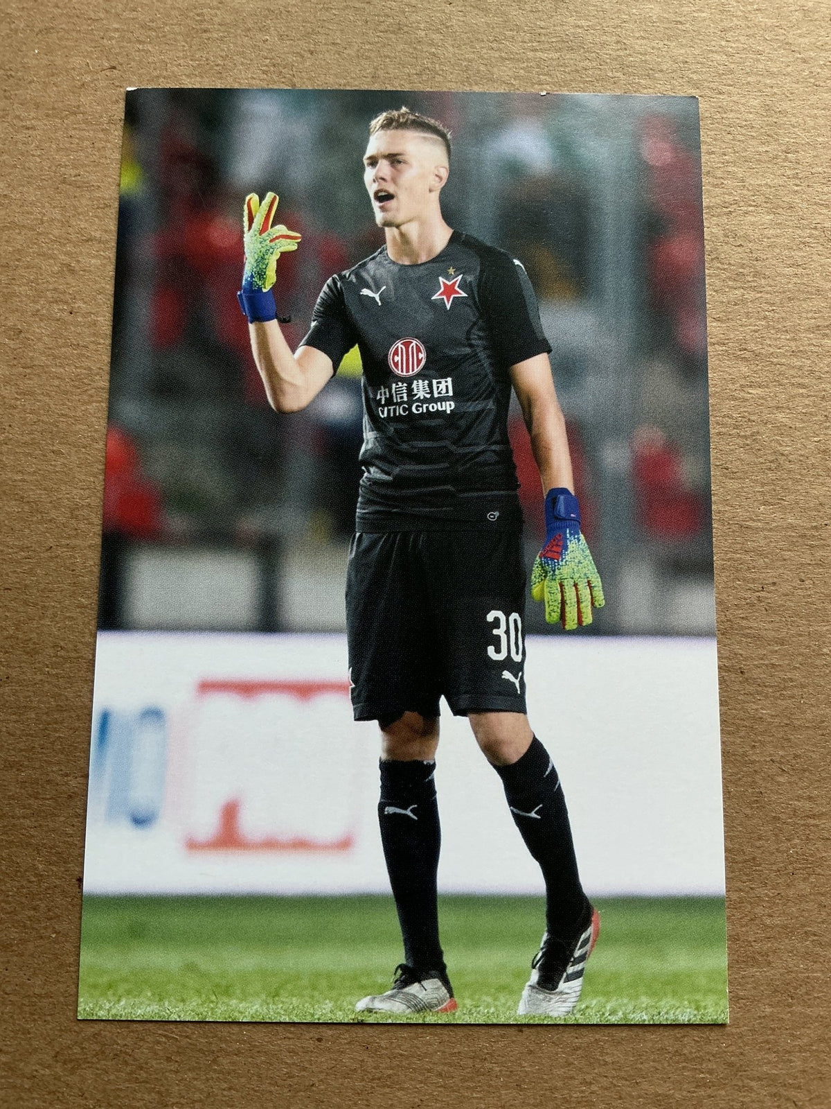 Jakub Markovič, Czech Republic 🇨🇿 SK Slavia Prague 2019/20 hand signed - Autographs-World