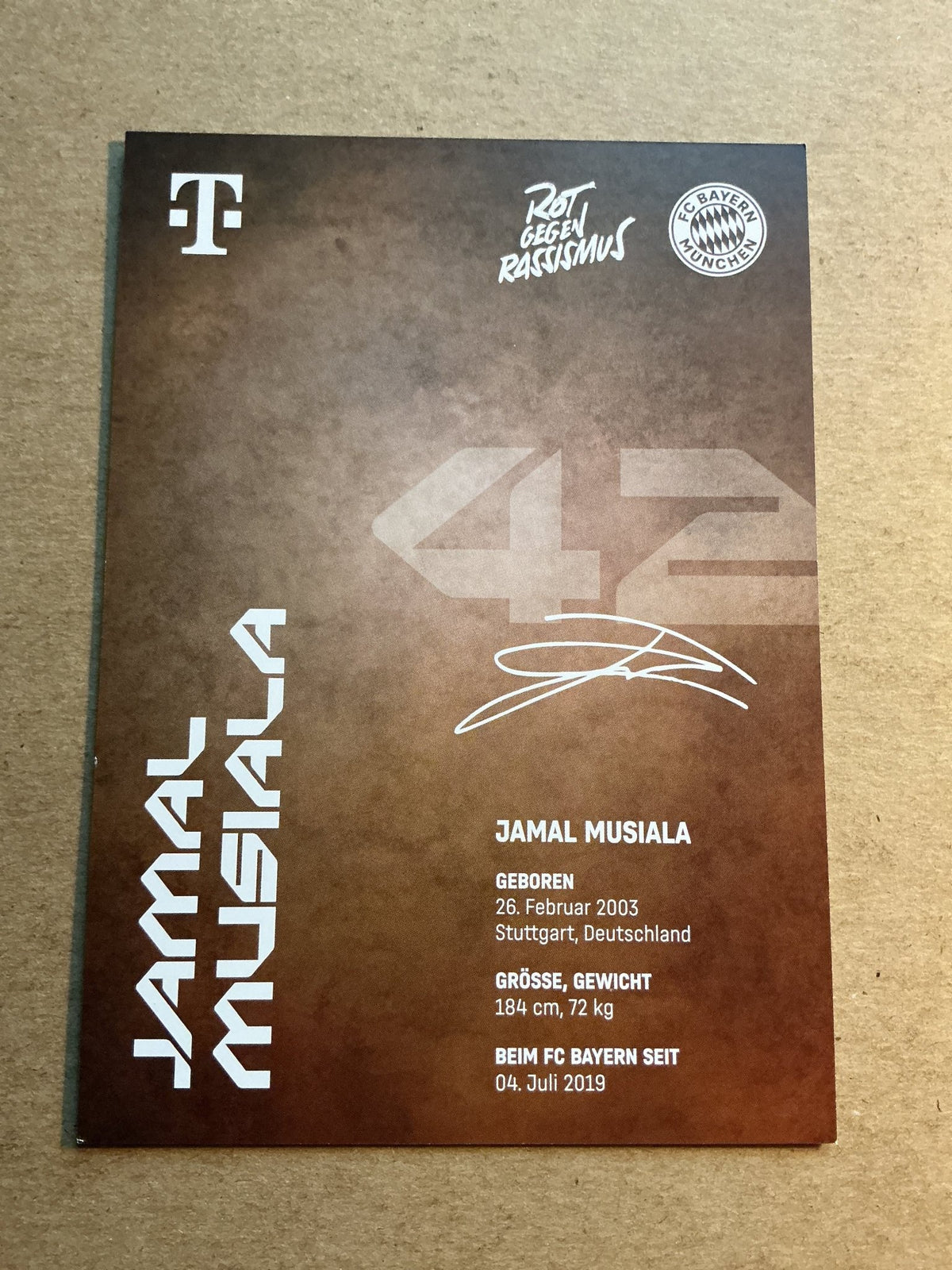 Jamal Musiala, Germany 🇩🇪 FC Bayern München 2024/25 hand signed - Autographs-World