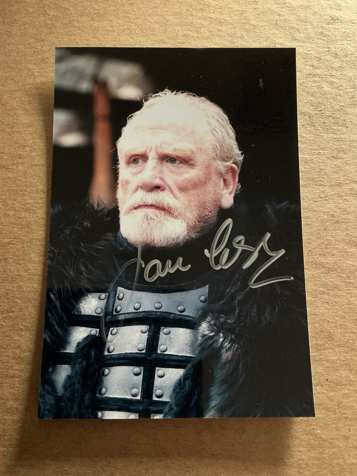 James Cosmo, Scotland 🏴󠁧󠁢󠁳󠁣󠁴󠁿 Actor hand signed - Autographs-World