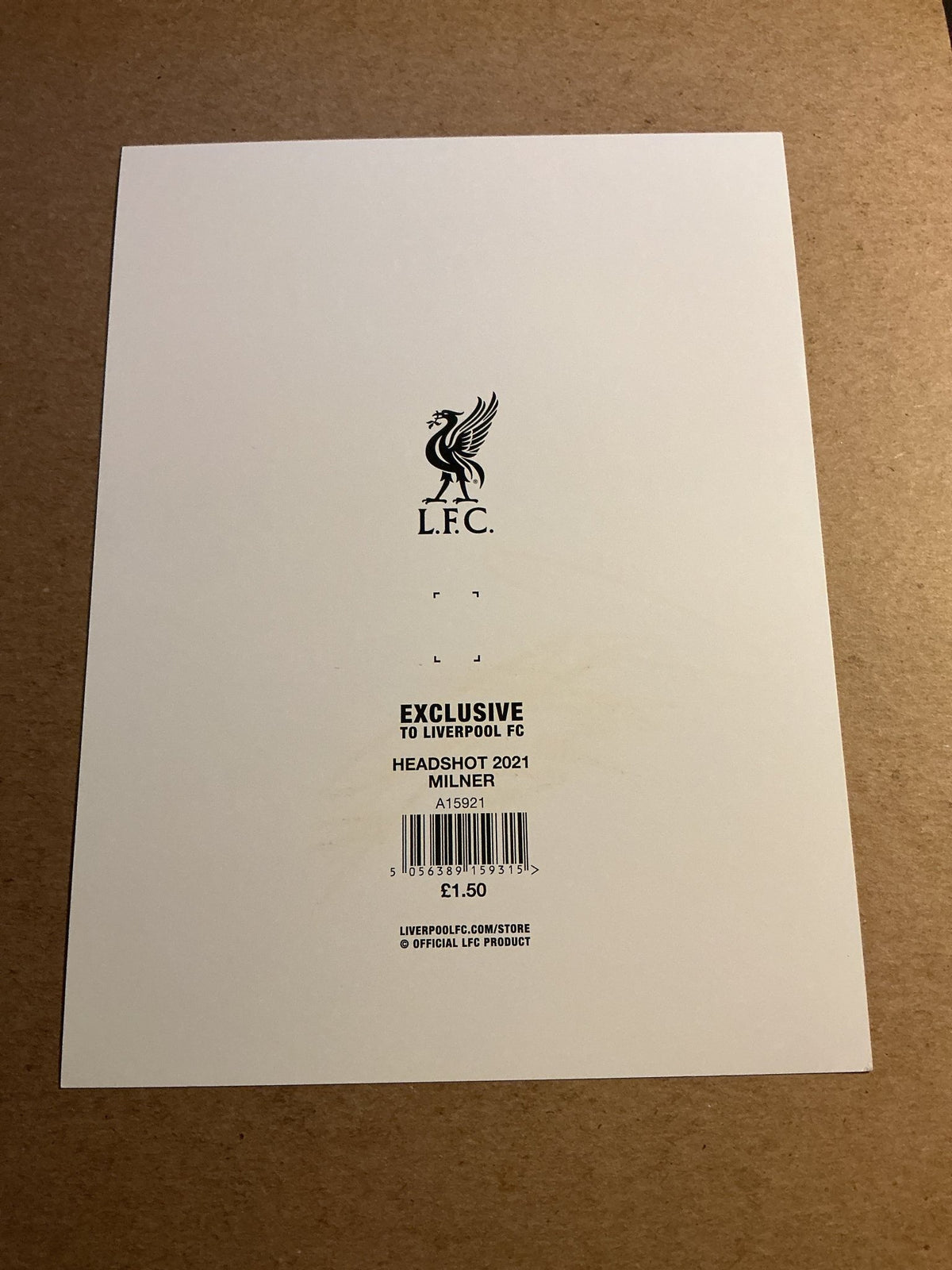 James Milner, England 🏴󠁧󠁢󠁥󠁮󠁧󠁿 Liverpool FC 2020/21 hand signed - Autographs-World