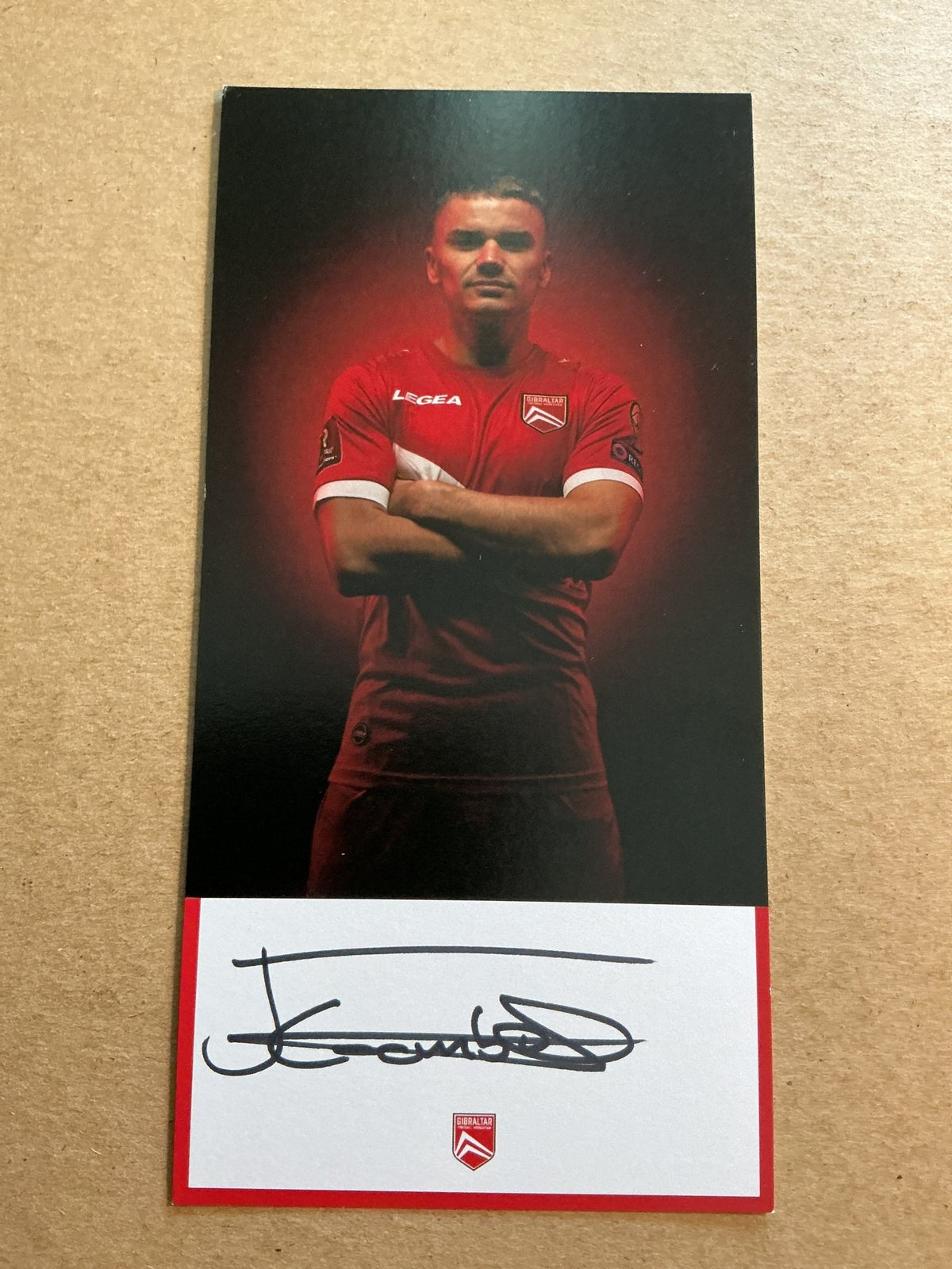 Jamie Coombes, Gibraltar 🇬🇮 2024 Bruno’s Magpies hand signed - Autographs-World