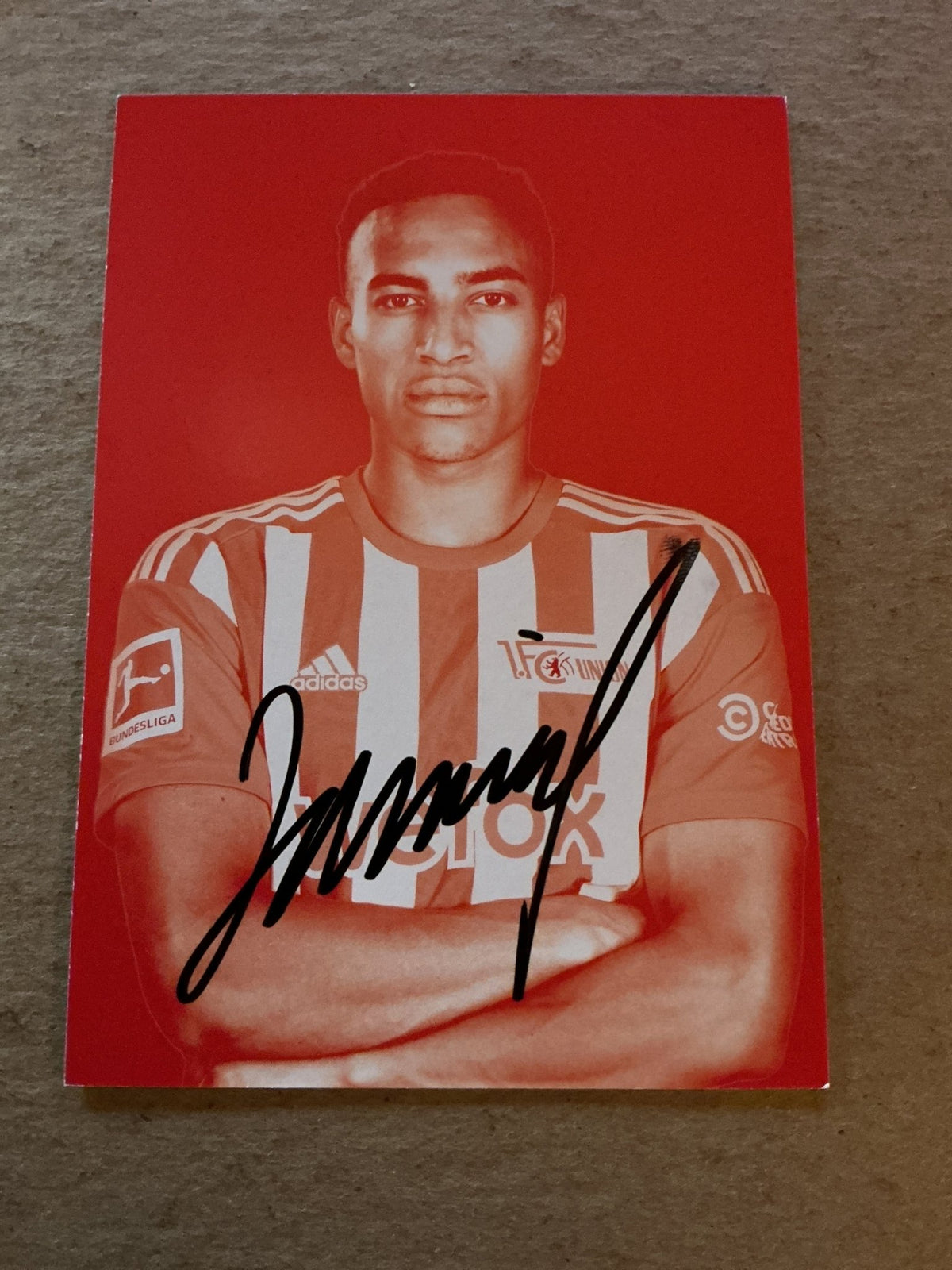 Jamie Leweling, Germany 🇩🇪 1.FC Union Berlin 2022/23 hand signed - Autographs-World