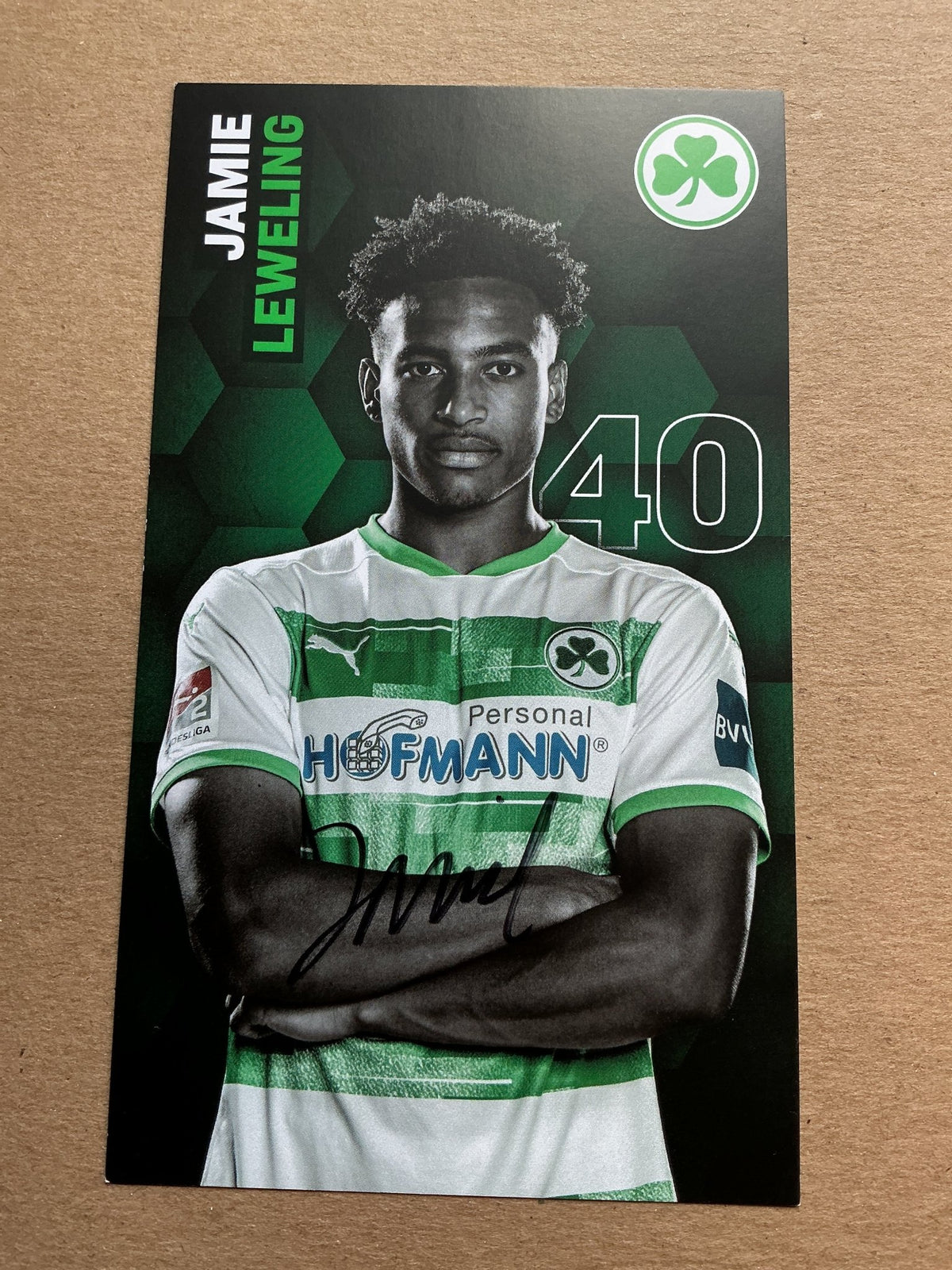 Jamie Leweling, Germany 🇩🇪 SpVgg Greuther Fürth 2020/21 hand signed - Autographs-World