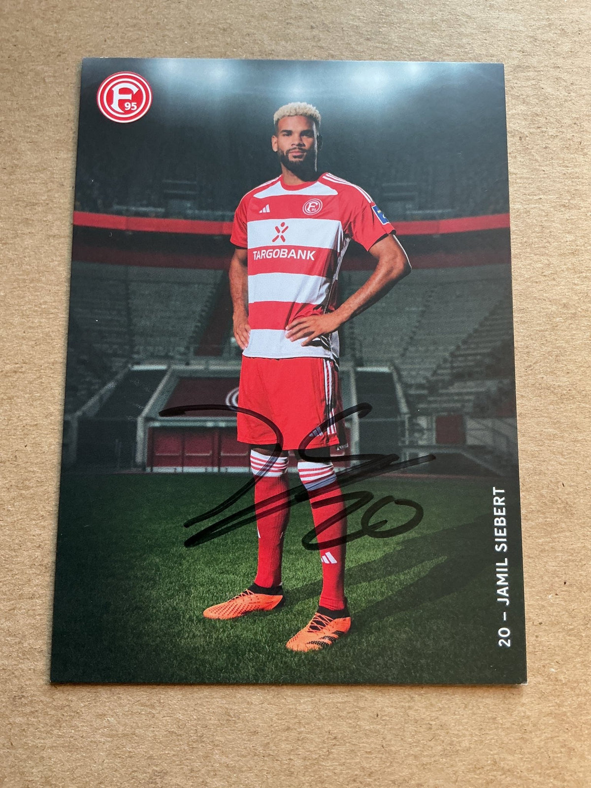 Jamil Siebert, Germany 🇩🇪 Fortuna Düsseldorf 2023/24 hand signed - Autographs-World