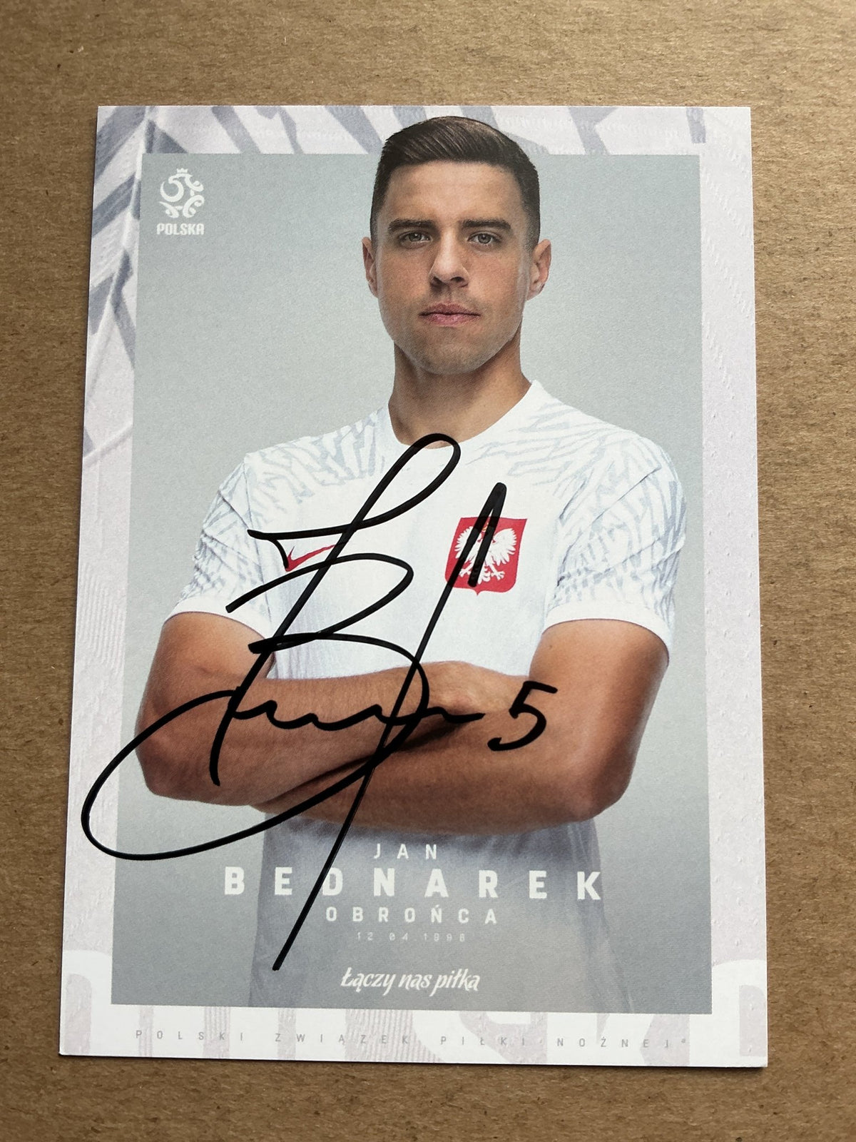 Jan Bednarek, Poland 🇵🇱 FIFA World Cup 2022 Southampton FC hand signed - Autographs-World