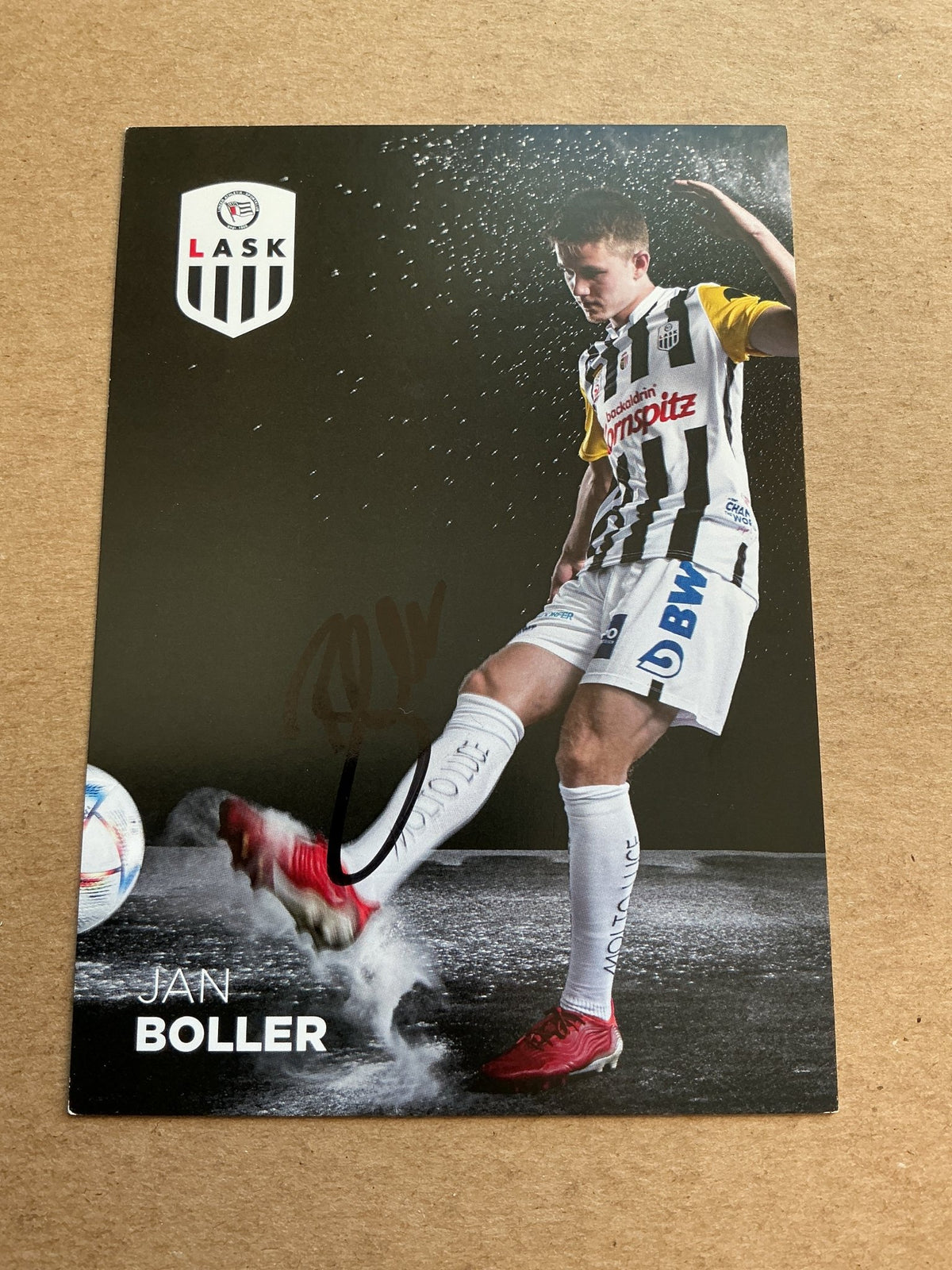 Jan Boller, Austria 🇦🇹 Linzer ASK 2022/23 hand signed - Autographs-World