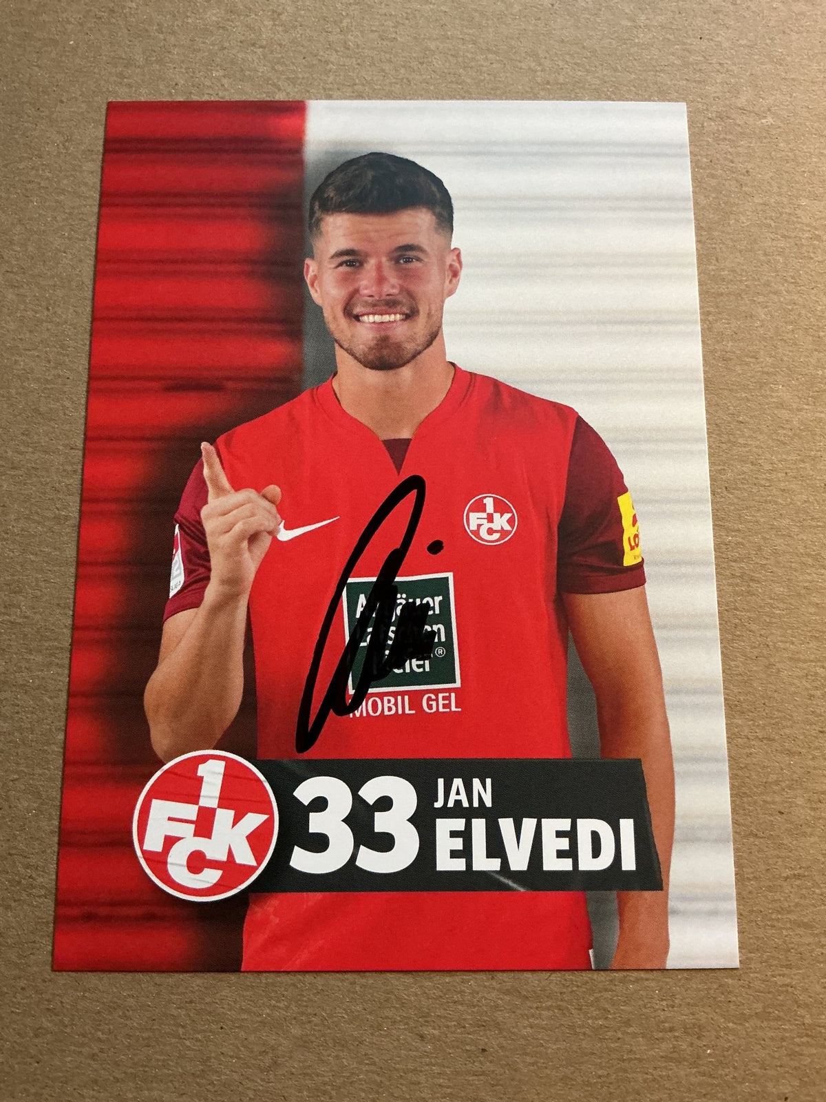 Jan Elvedi, Switzerland 🇨🇭 1.FC Kaiserslautern 2023/24 hand signed - Autographs-World