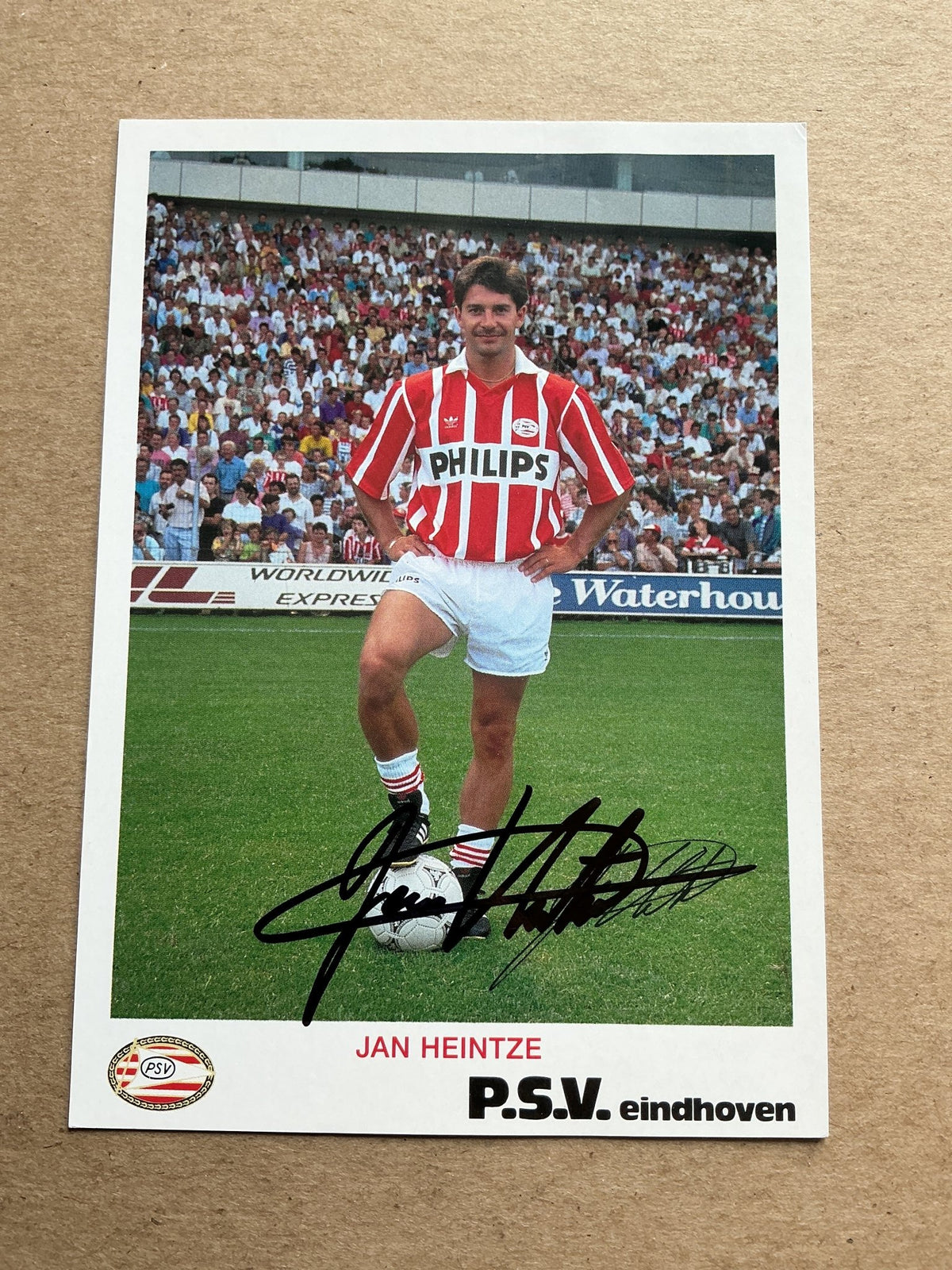 Jan Heintze, Denmark 🇩🇰 PSV Eindhoven 1992/93 hand signed - Autographs-World