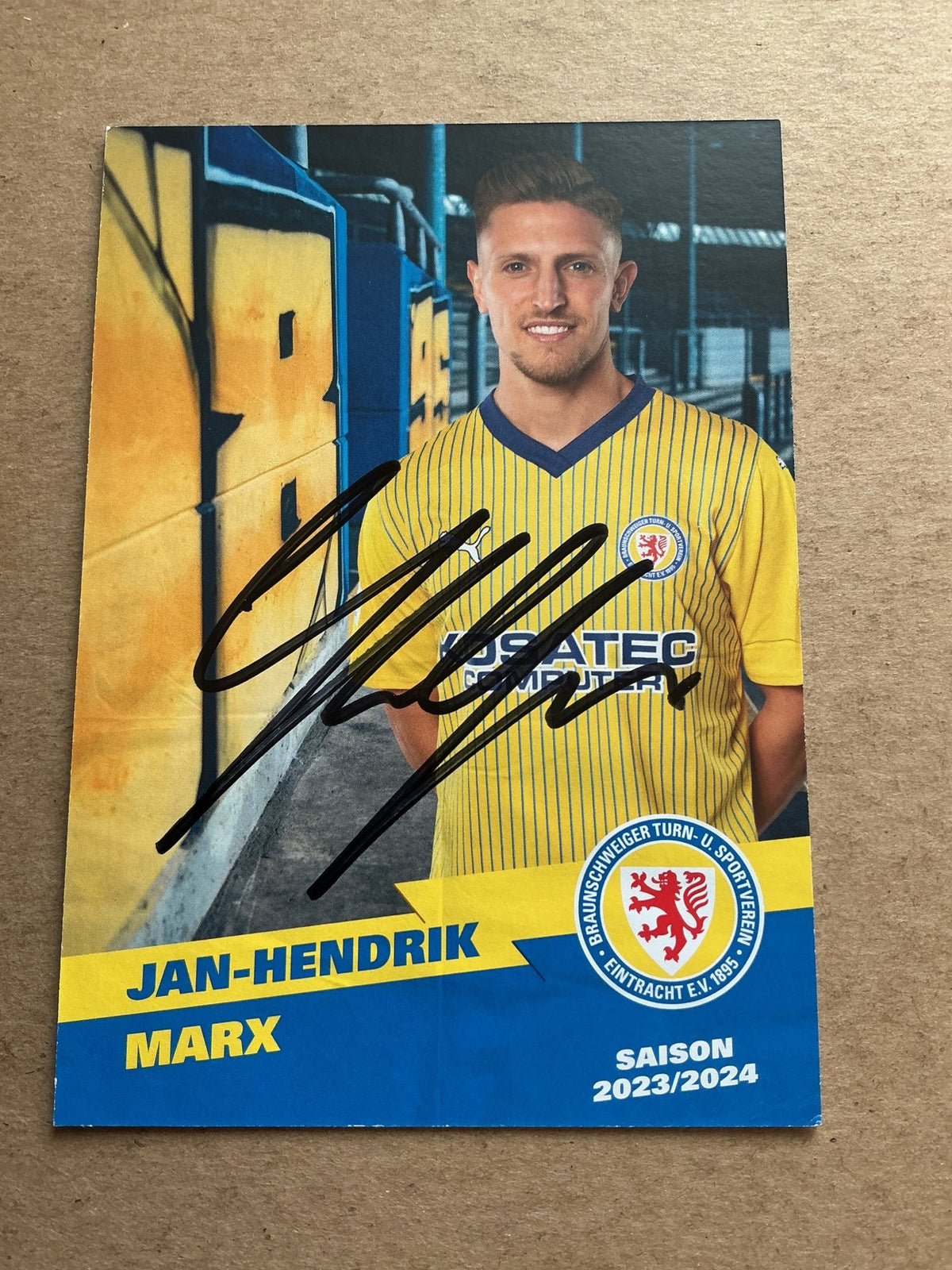 Jan-Hendrik Marx, Germany 🇩🇪 Eintracht Braunschweig 2023/24 hand signed - Autographs-World