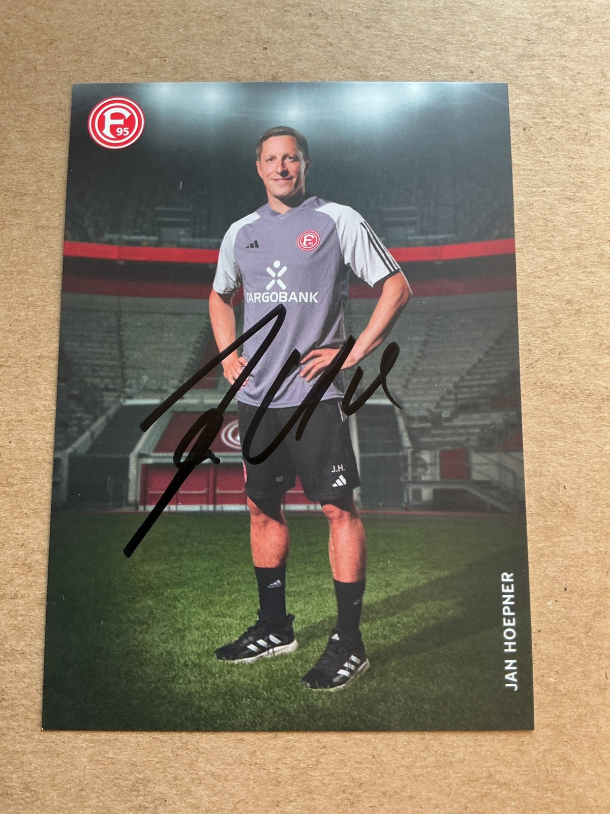 Jan Hoepner, Germany 🇩🇪 Fortuna Düsseldorf 2023/24 hand signed - Autographs-World