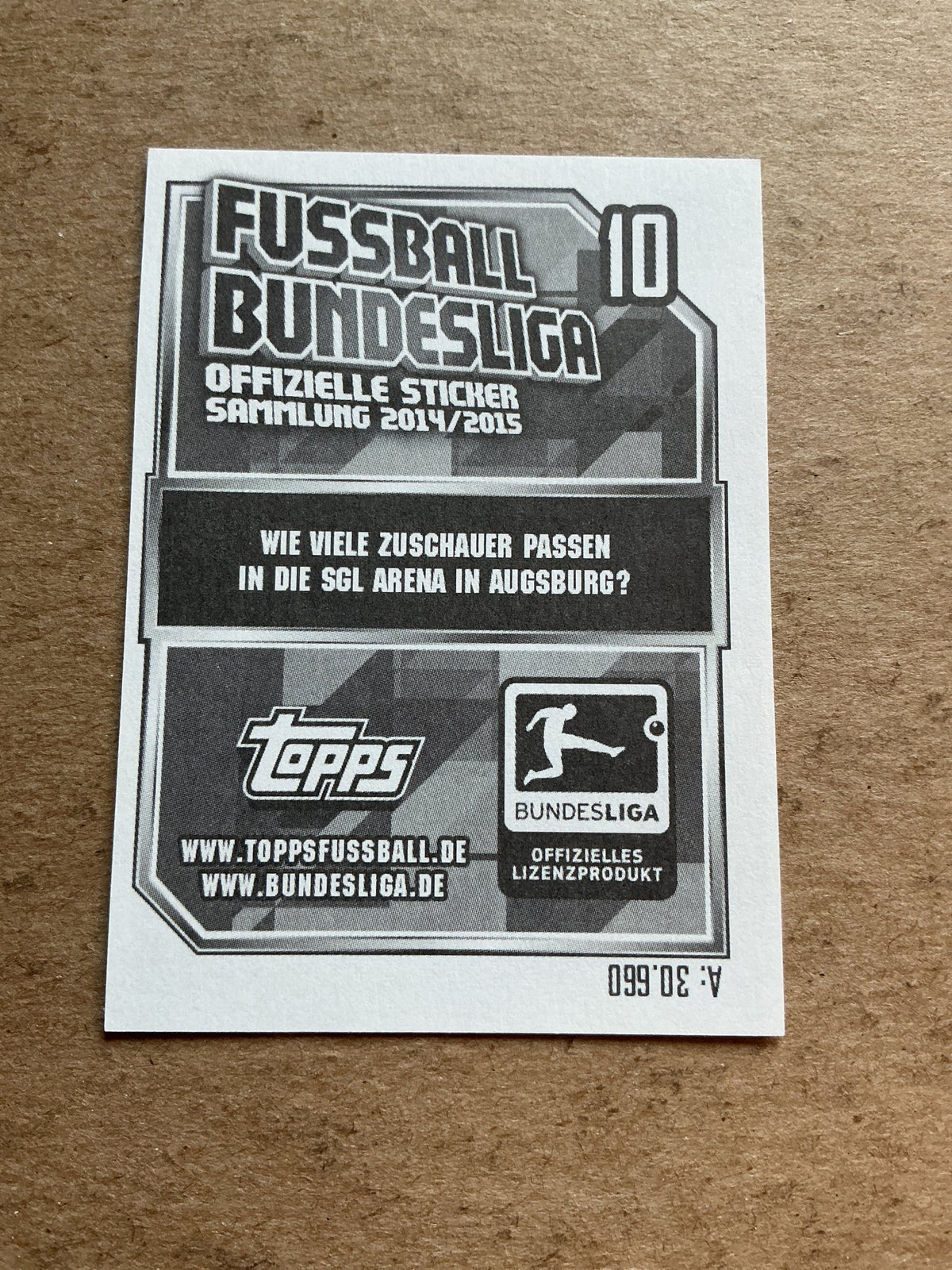 Jan-Ingwer Callsen-Bracker, Germany 🇩🇪 FC Augsburg 2014/15 Topps hand signed - Autographs-World