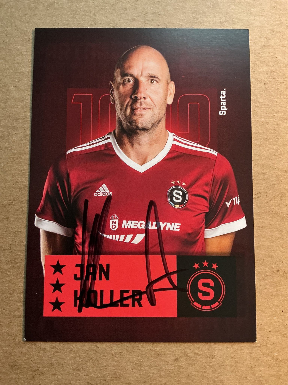 Jan Koller, Czech Republic 🇨🇿 AC Sparta Prague 2021/22 hand signed - Autographs-World
