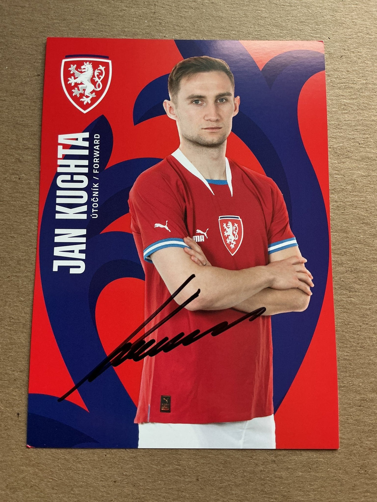 Jan Kuchta, Czech Republic 🇨🇿 2023 Sparta Prague hand signed - Autographs-World