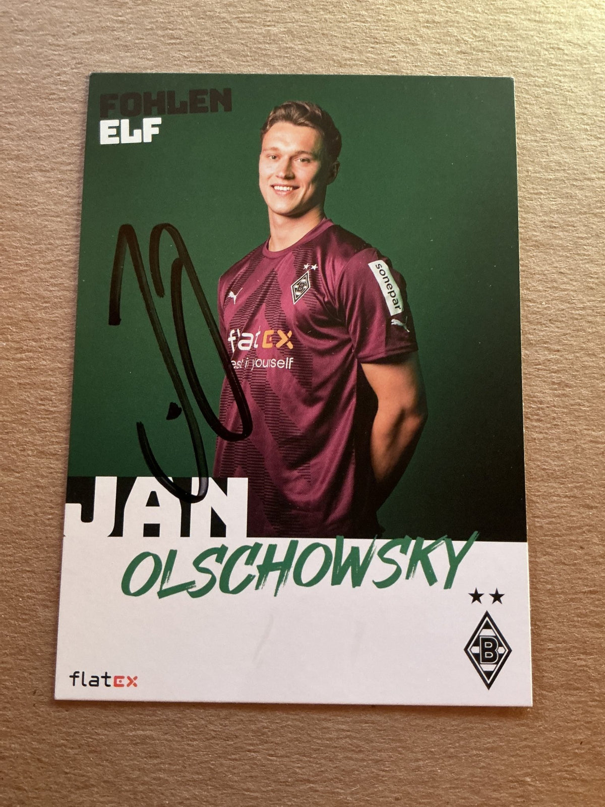 Jan Olschowsky, Germany 🇩🇪 Borussia Mönchengladbach 2022/23 hand signed - Autographs-World