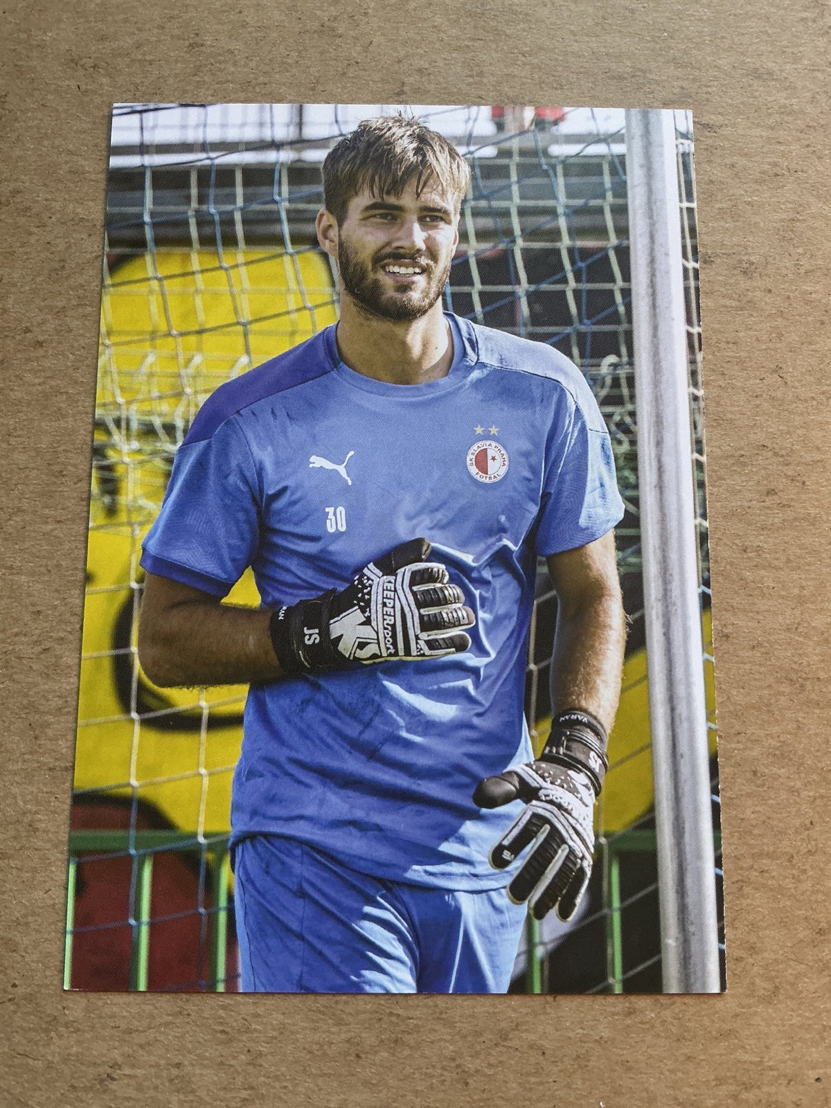 Jan Stejskal, Czech Republic 🇨🇿 SK Slavia Prague 2020/21 hand signed - Autographs-World